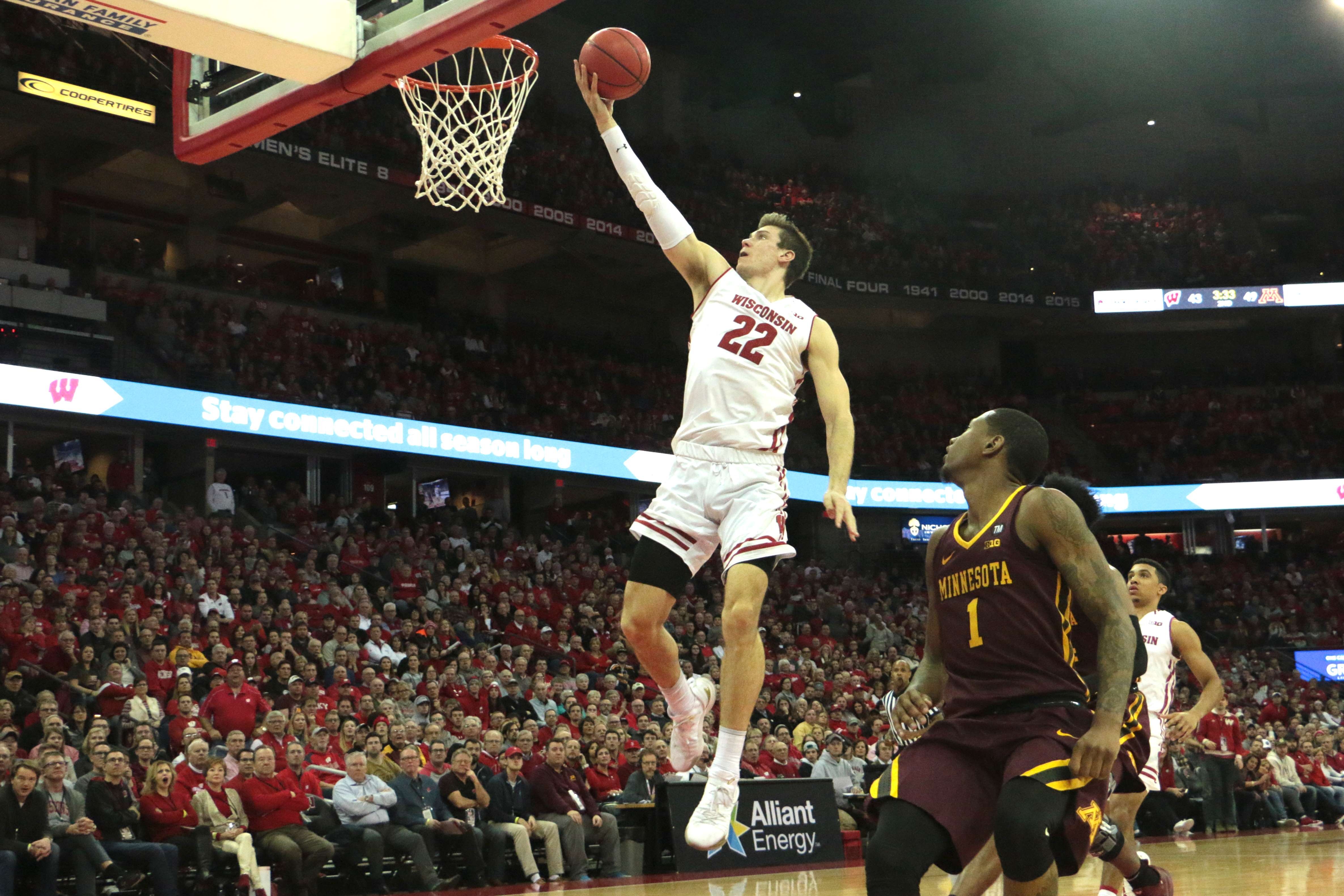 Men’s Basketball: Ethan Happ Becomes First Three-time All-big Ten 