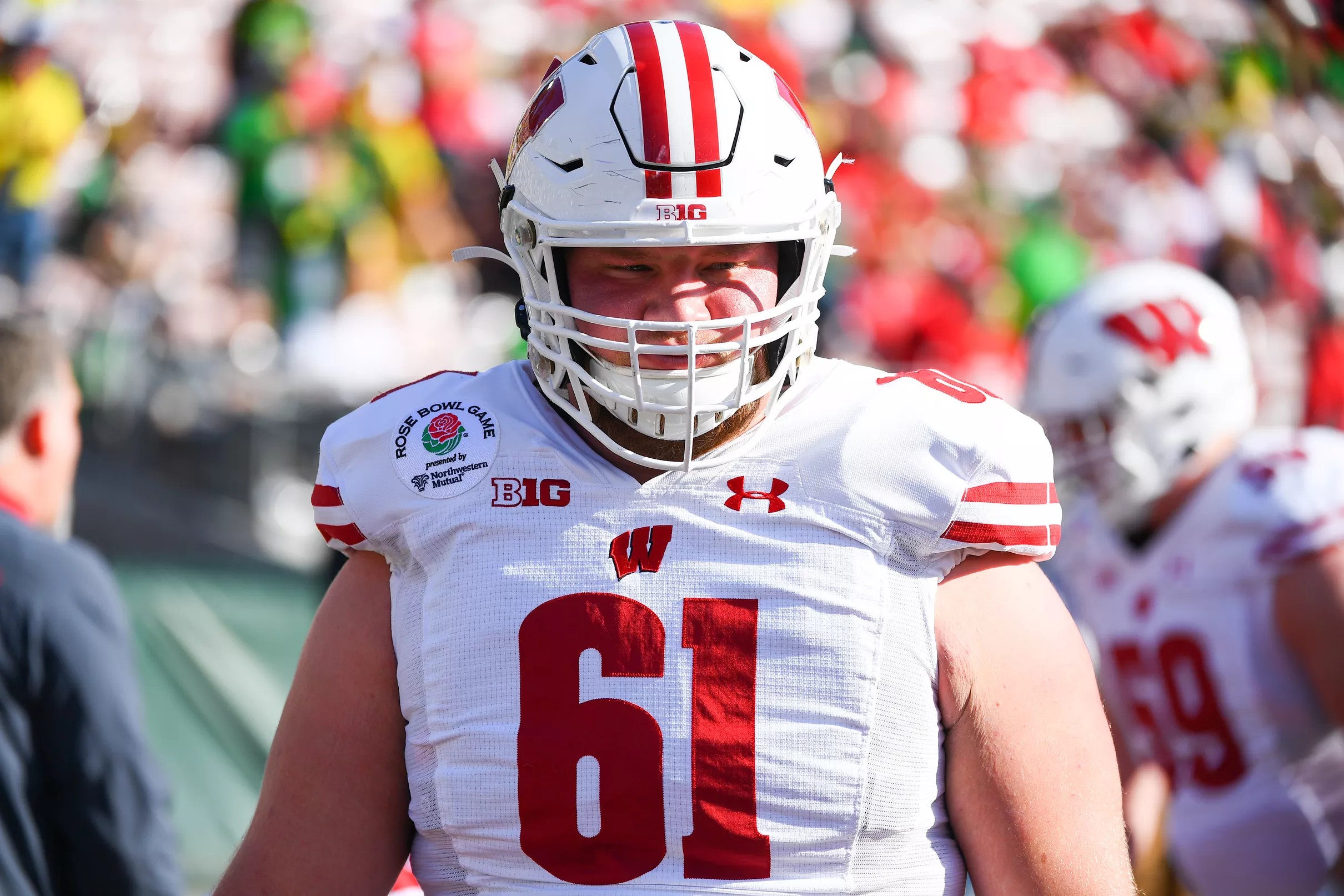 Wisconsin football Tyler Biadasz gets a new number