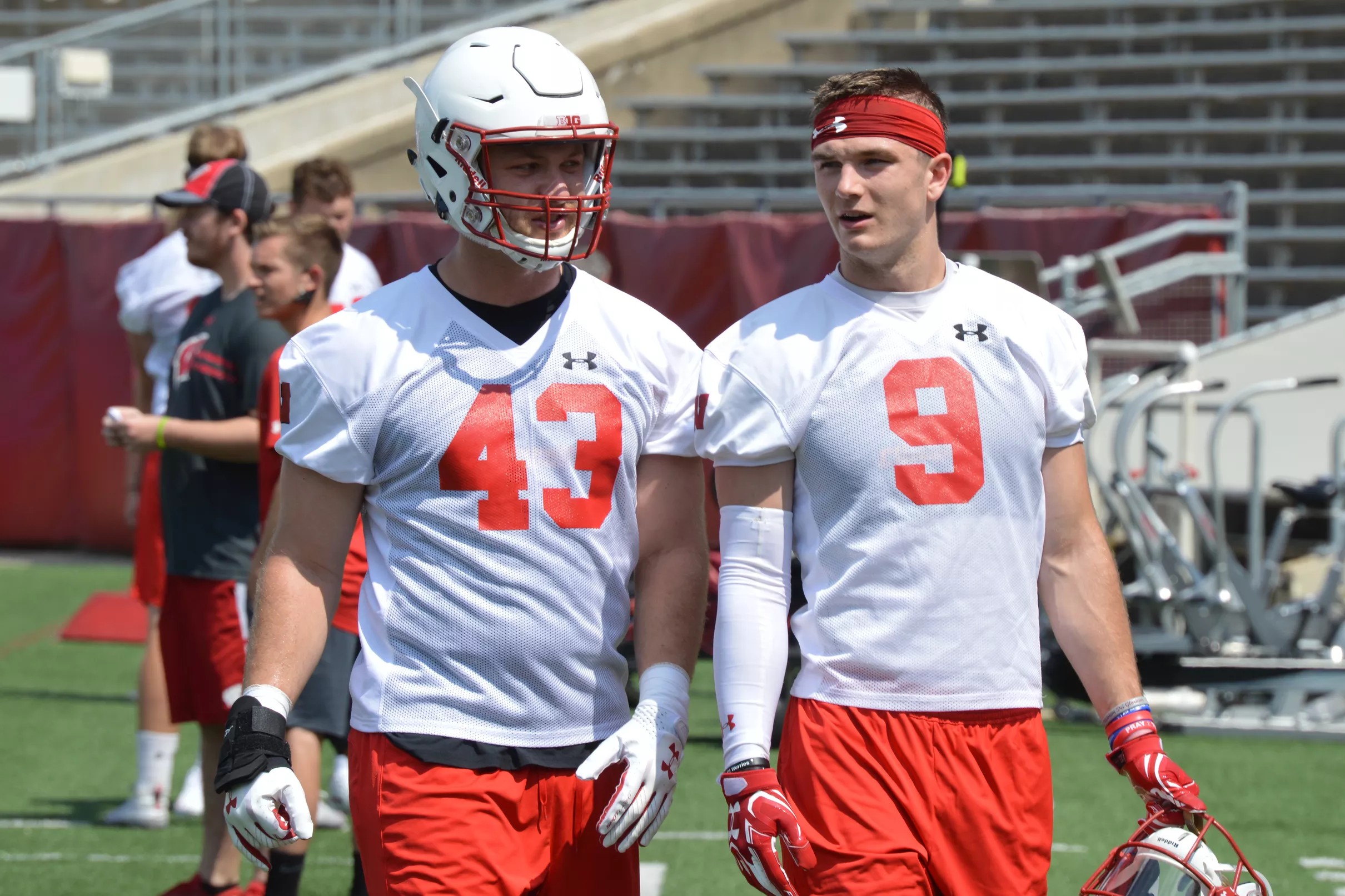 Wisconsin safety Scott Nelson stands out again during Saturday’s practice