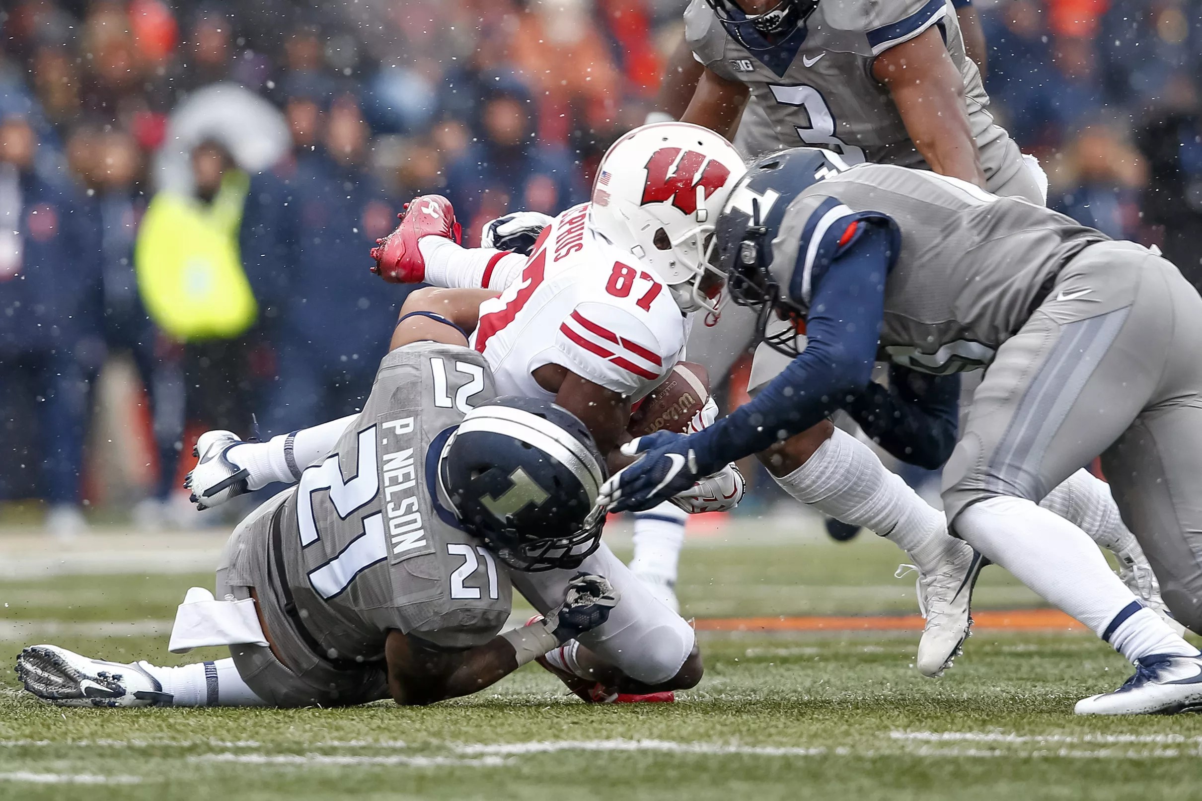 Wisconsin WR Quintez Cephus appears in court on Thursday