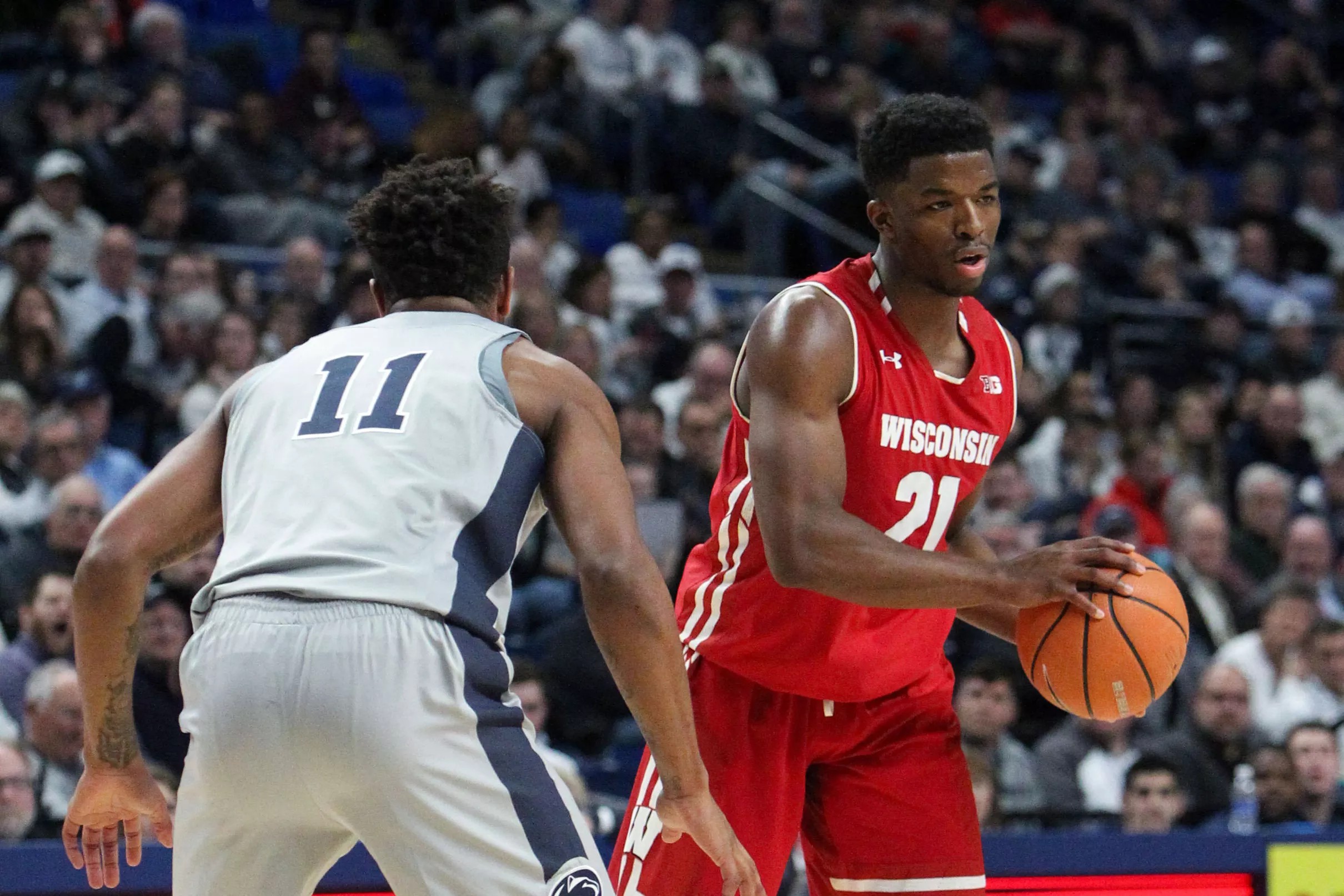 Wisconsin Men’s Basketball Defeats Penn State 64–63