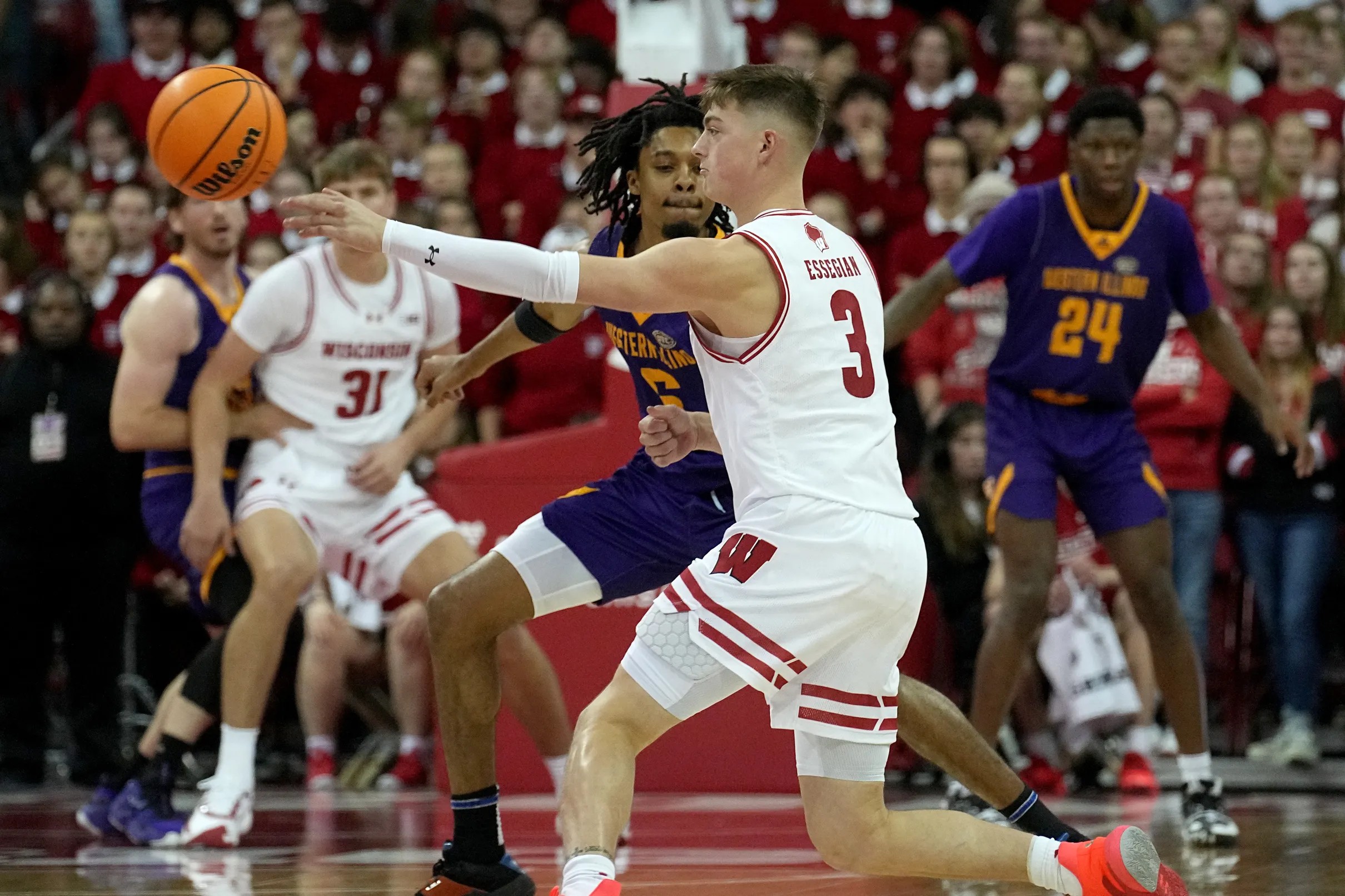 Wisconsin Badgers G A.J. Storr Possible Transfer Portal Destinations Badgers G Connor Essegian breaks down injury, early season struggles