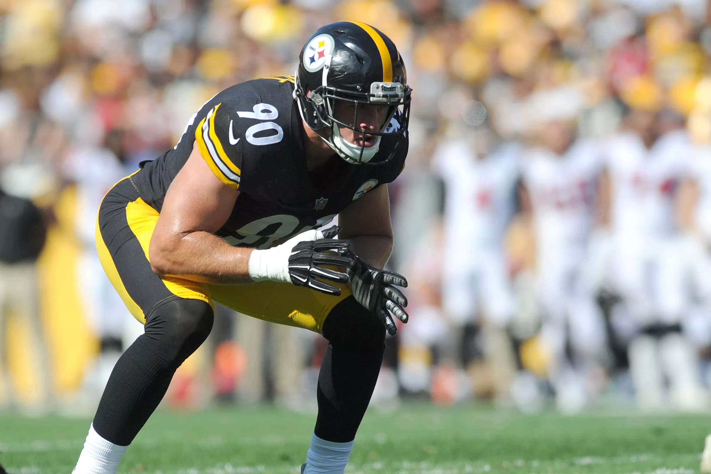 T.J. Watt records two sacks, one interception in NFL debut with Steelers