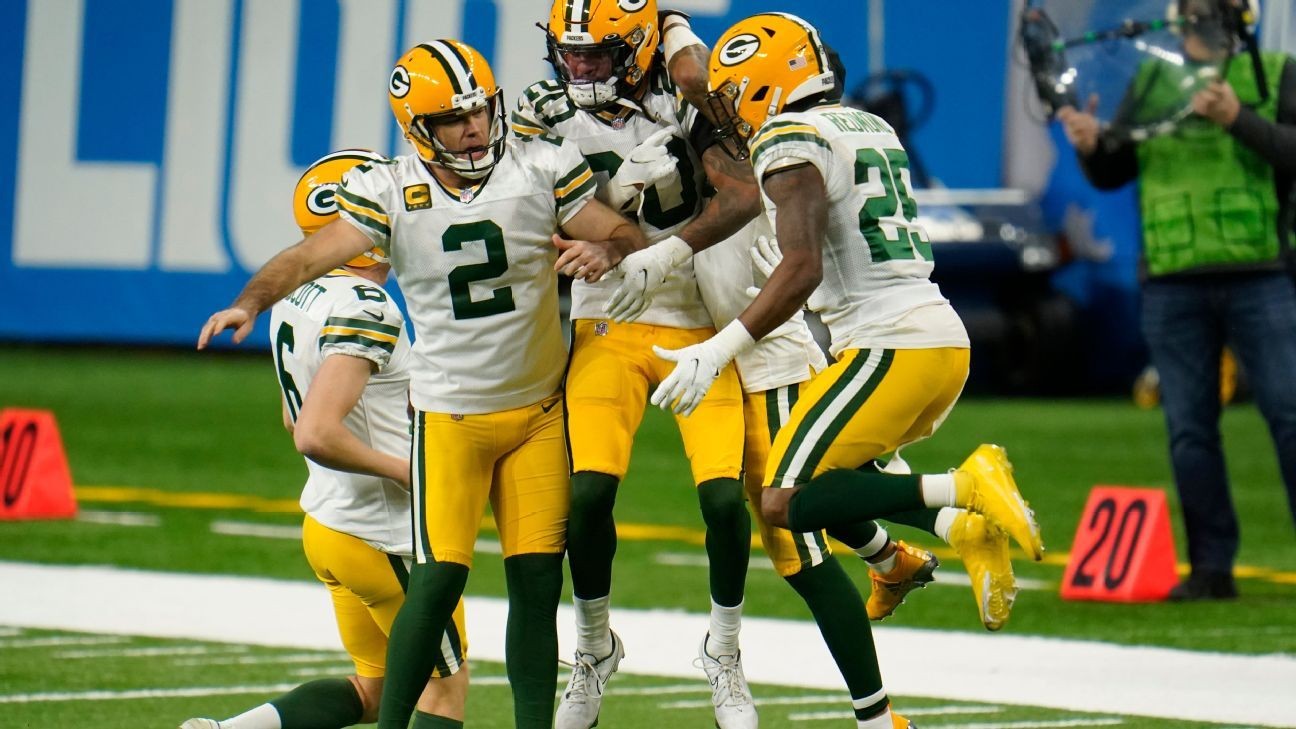 Green Bay Packers Clinch NFC North With Win Over Detroit Lions