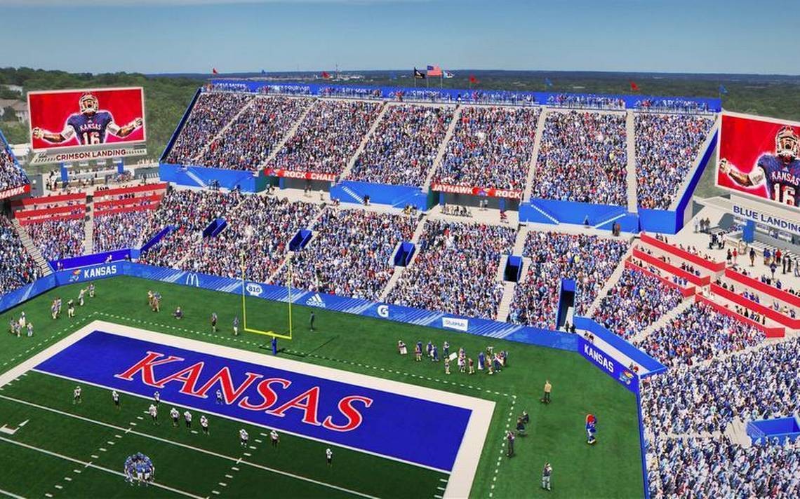 KU Athletics renderings show major changes to football stadium as part