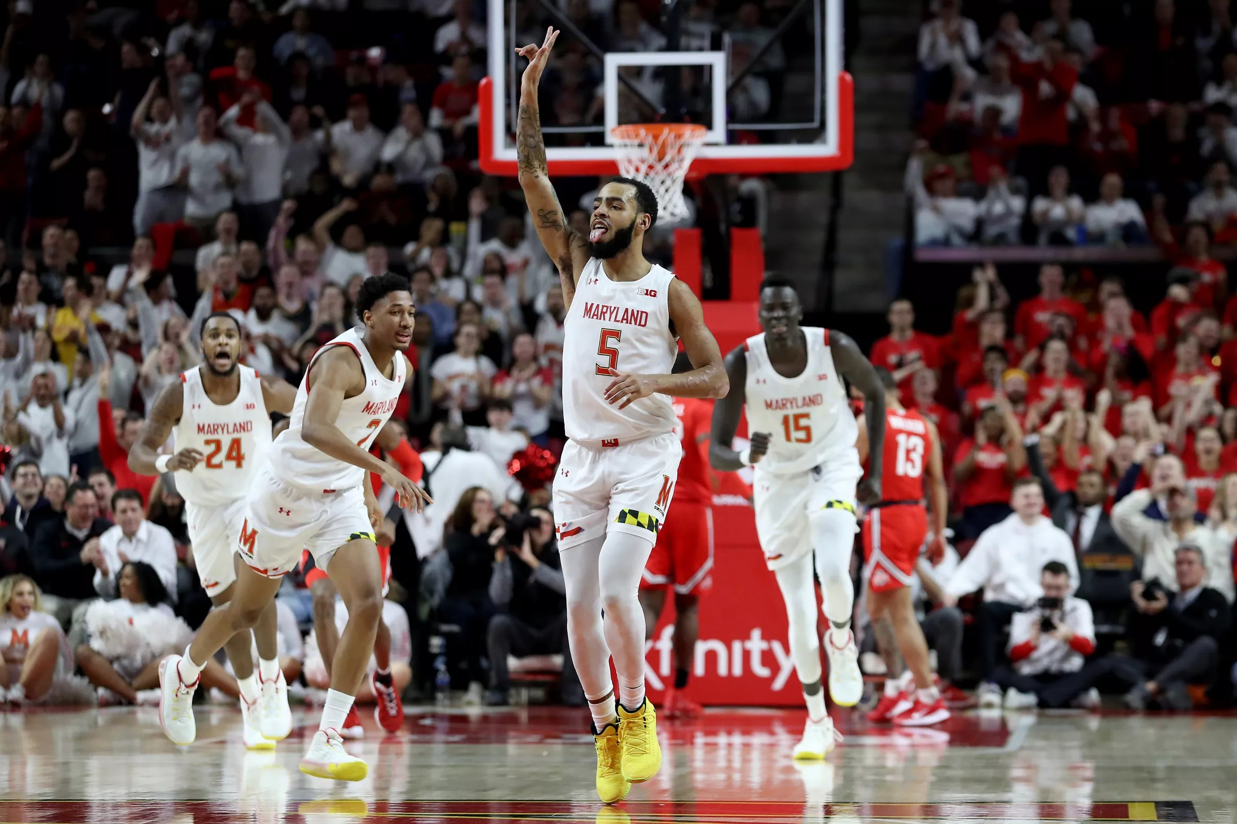 No. 12 Maryland men’s basketball relies on defense in 6755 win over No