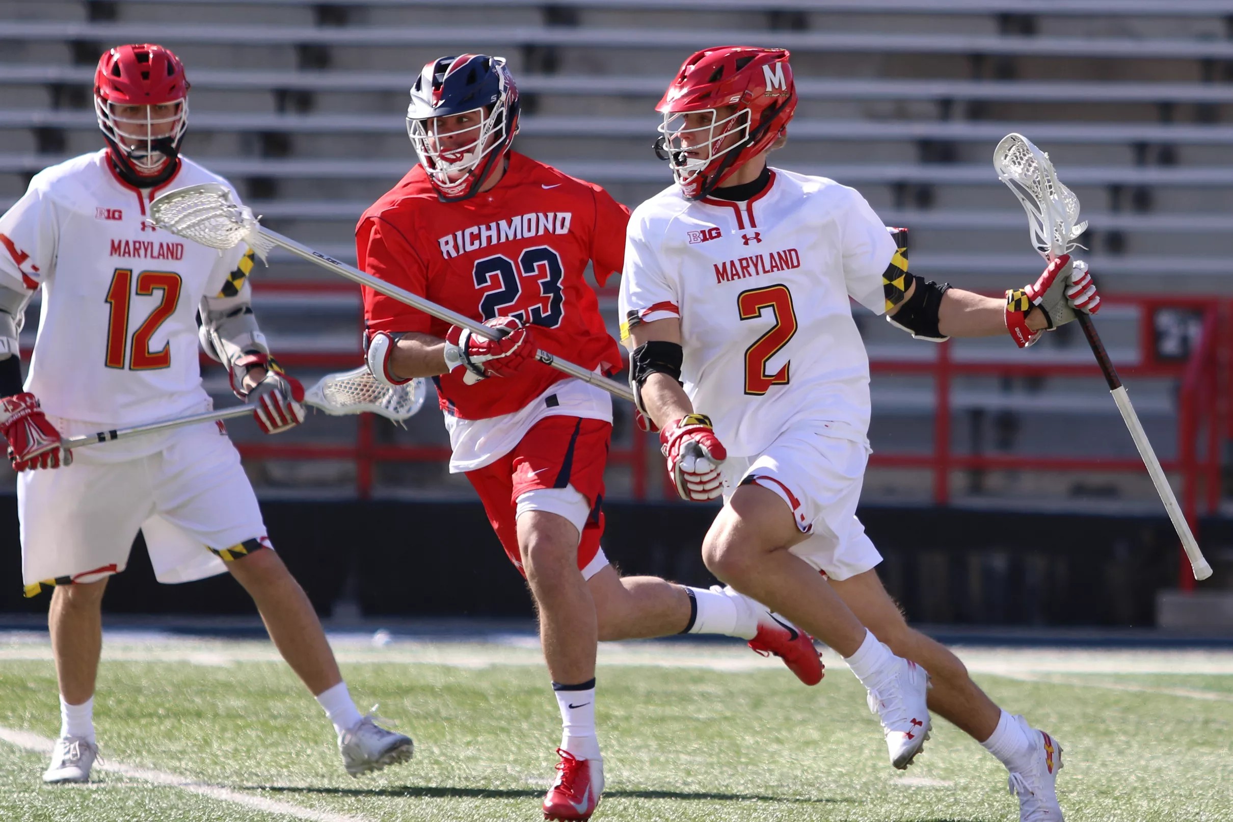 Maryland men’s lacrosse survives late charge to beat Richmond, 109