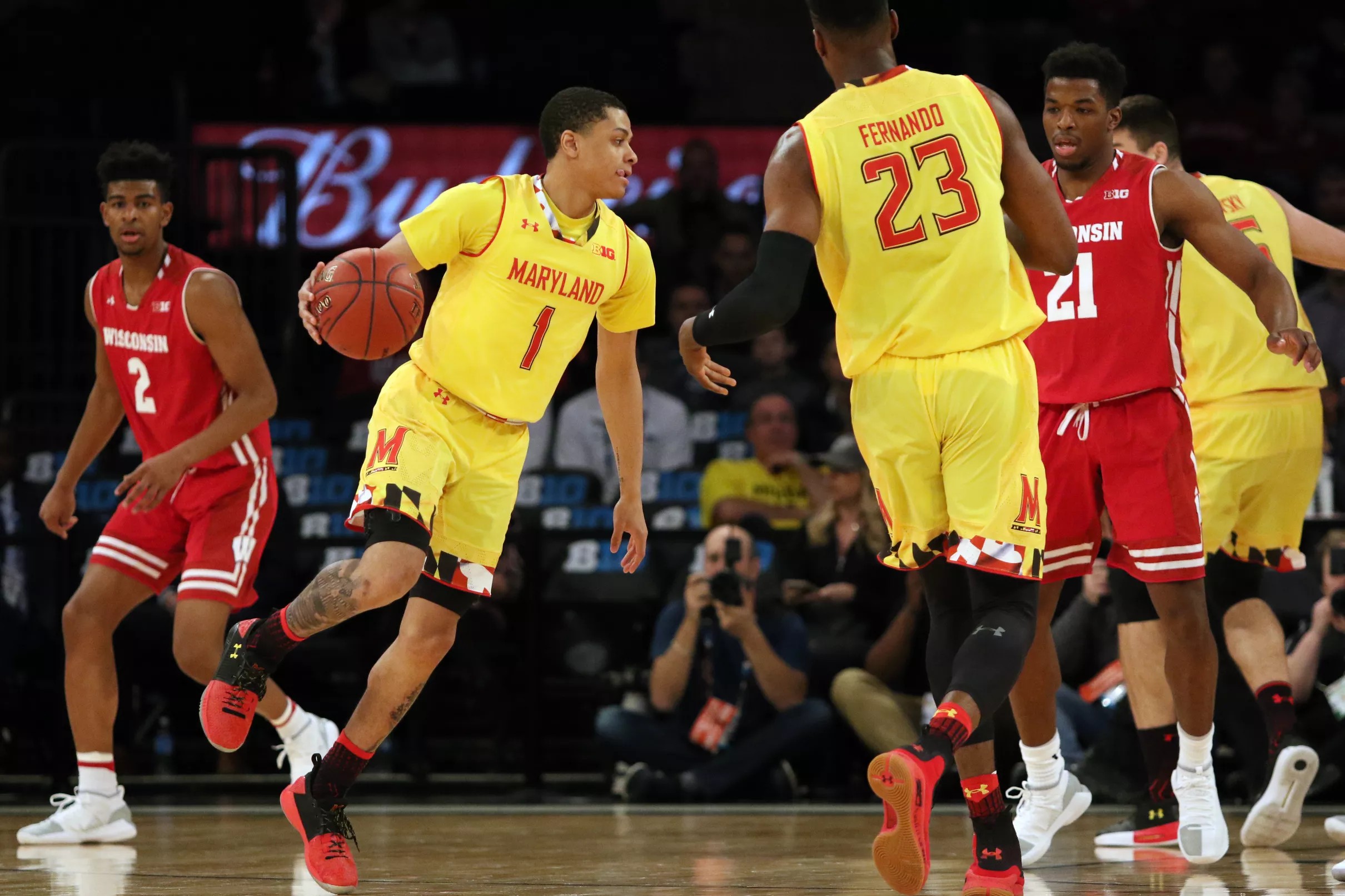 Maryland basketball falls to Wisconsin in first Big Ten tournament game