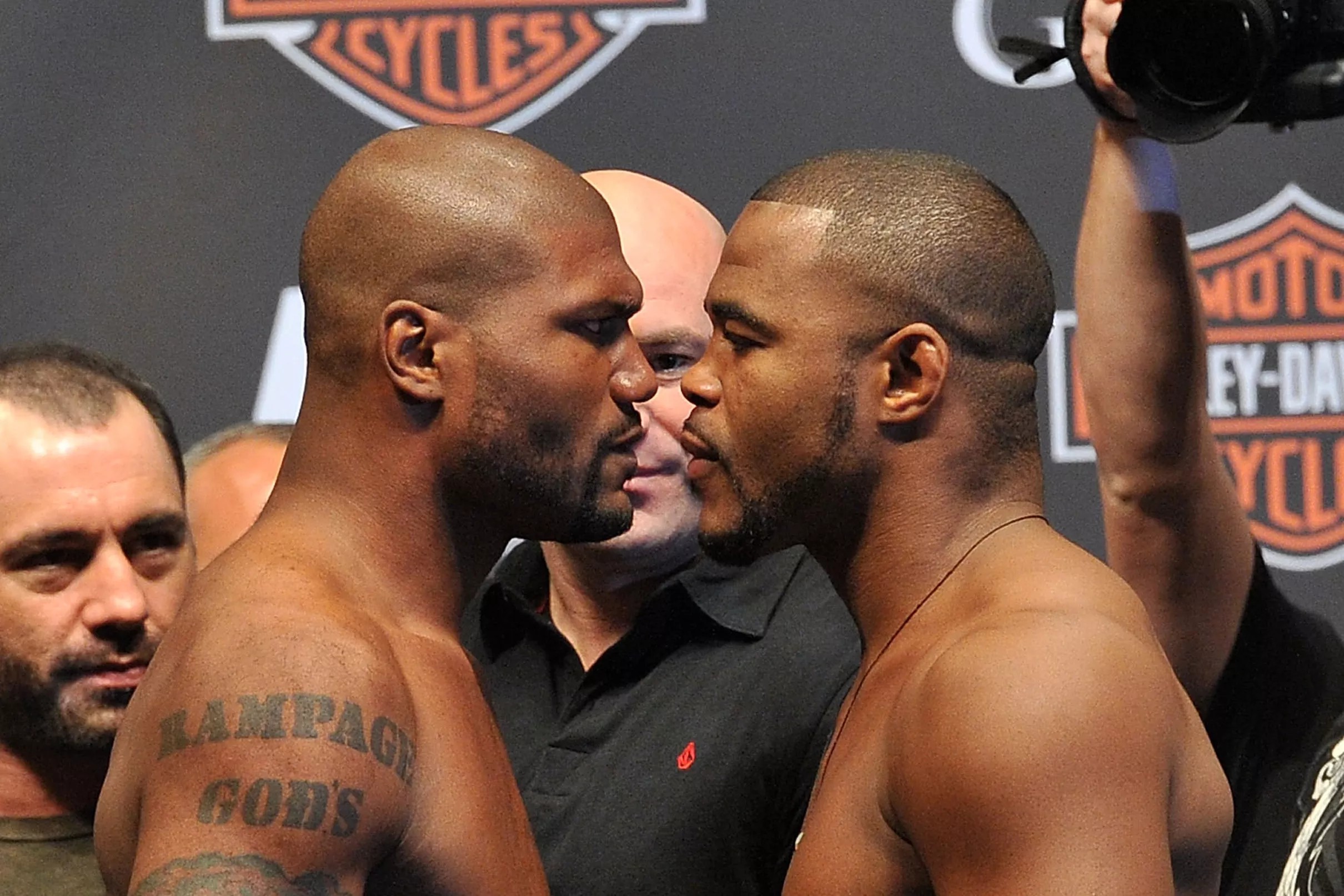 Photos Former UFC rivals Rampage Jackson and Rashad Evans together in