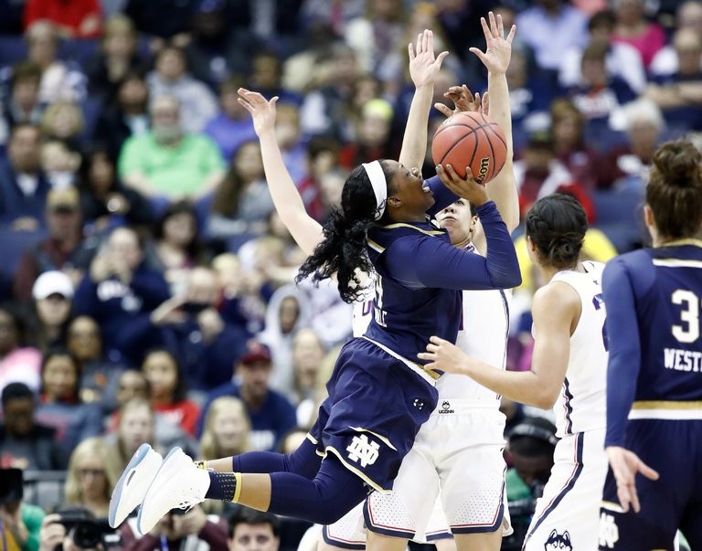 UConn Is Upset by Notre Dame in OT in the Women’s Final Four