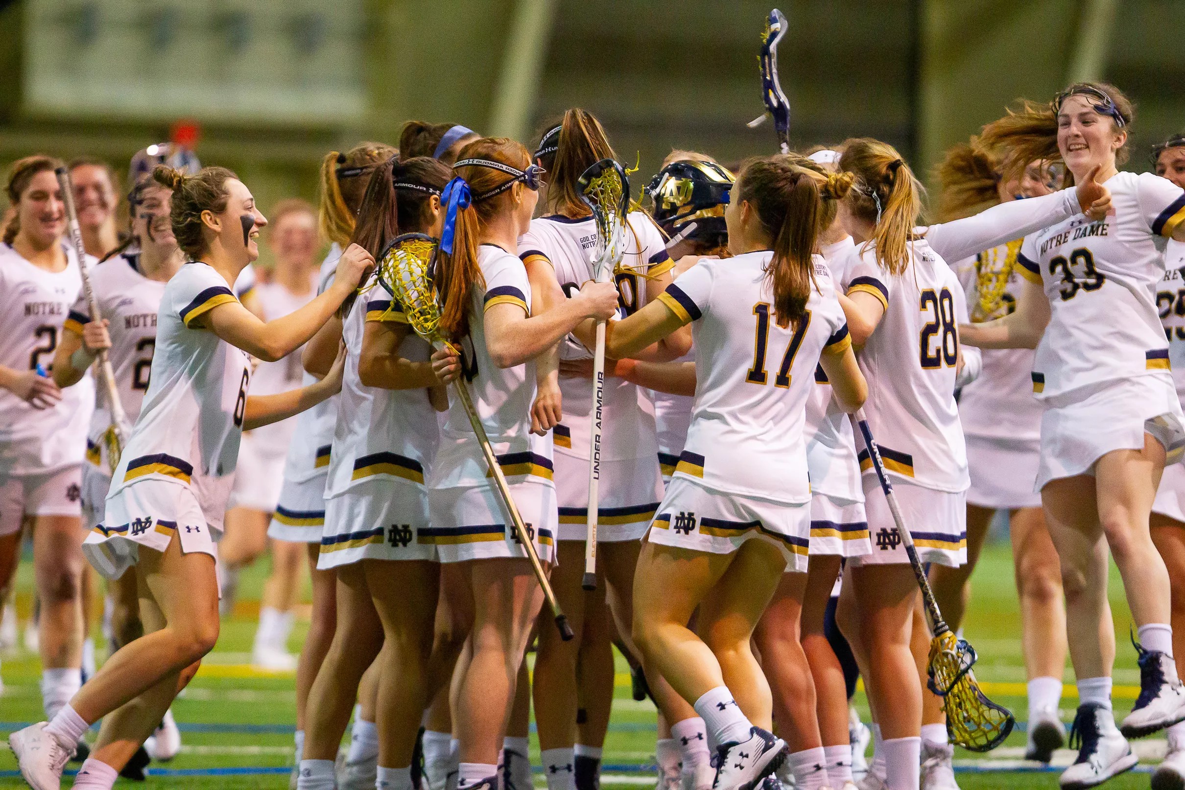 Notre Dame Women’s Lacrosse Irish Flashes Past Kent State in 270 Drubbing