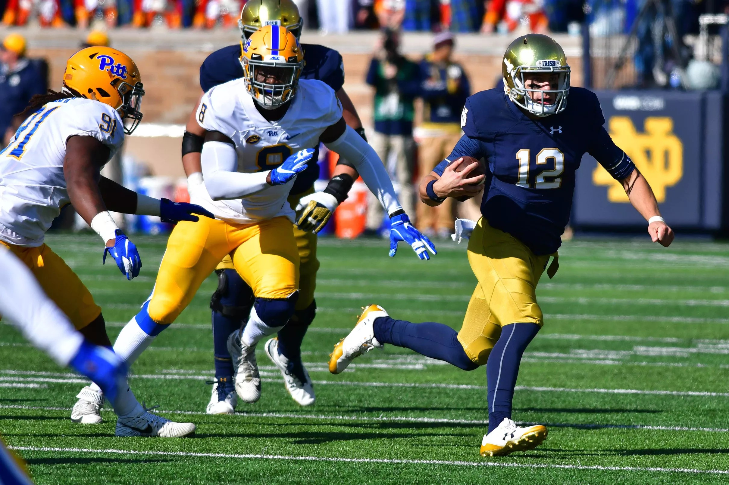 Notre Dame Football Pittsburgh Panthers Q&A with Cardiac Hill