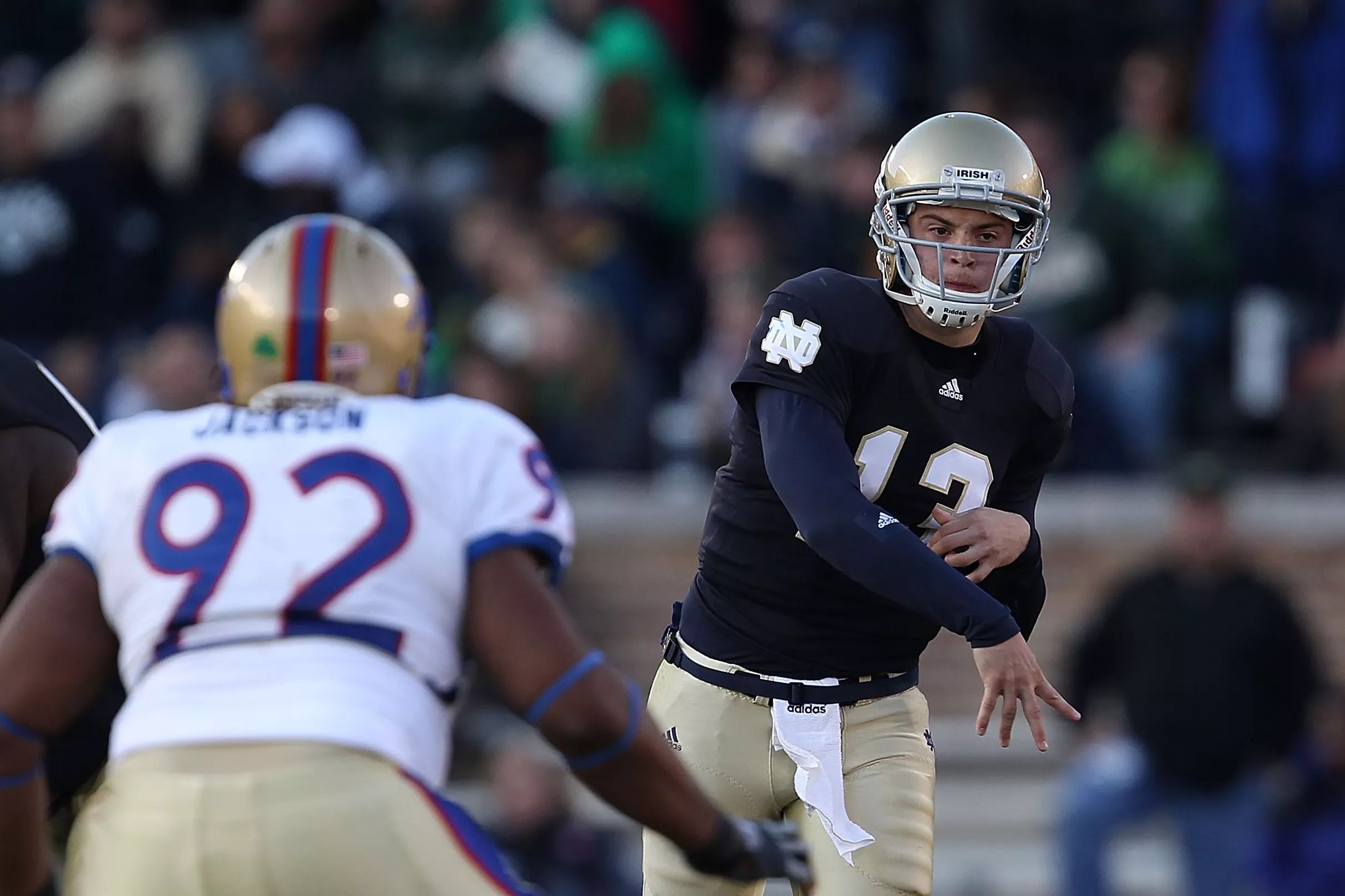 Notre Dame Football The Ten Most Deflating QB Turnovers of the Brian