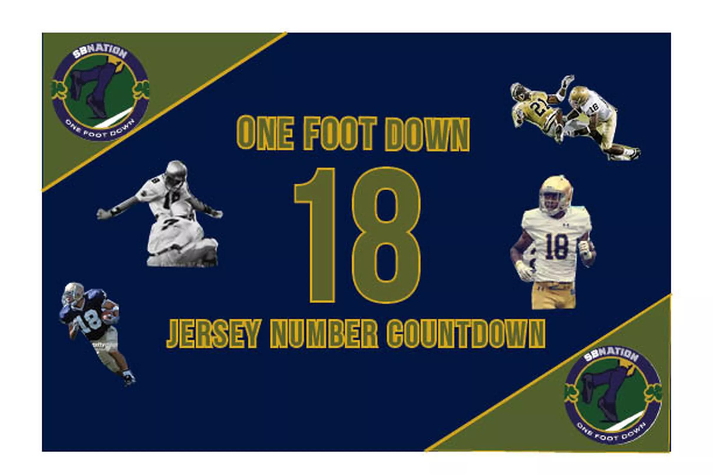 Notre Dame Football Jersey Number Countdown 18