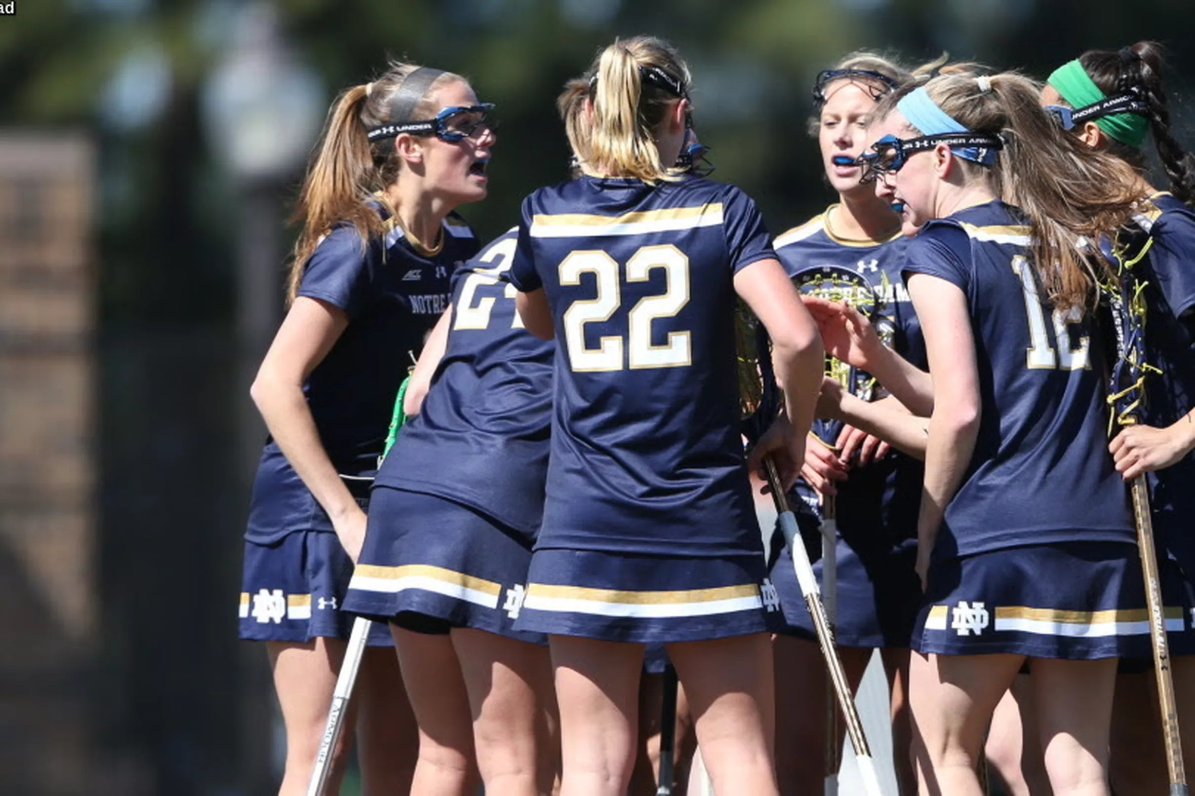Notre Dame Women’s Lacrosse Irish Open Tough 2018 Slate Against