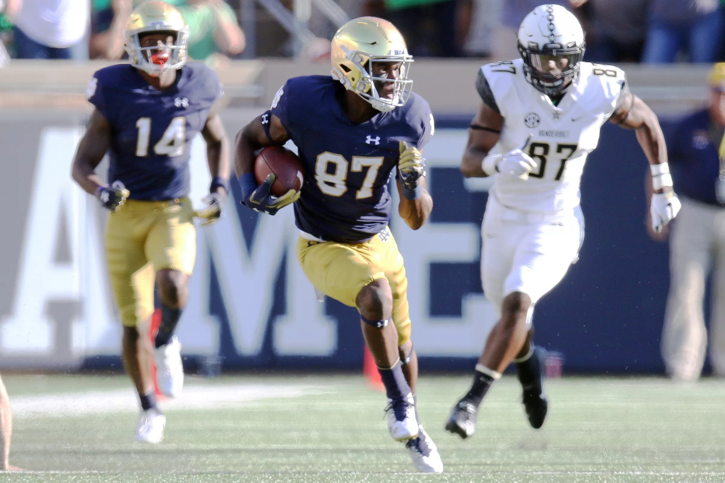 This Guy Plays Notre Dame Football 87 Michael Young WR