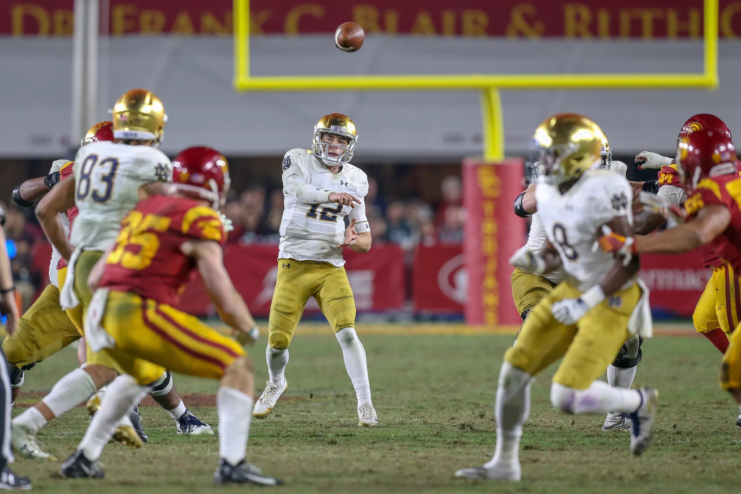 Throwback Thursday: Notre Dame Fighting Irish Vs. USC Trojans