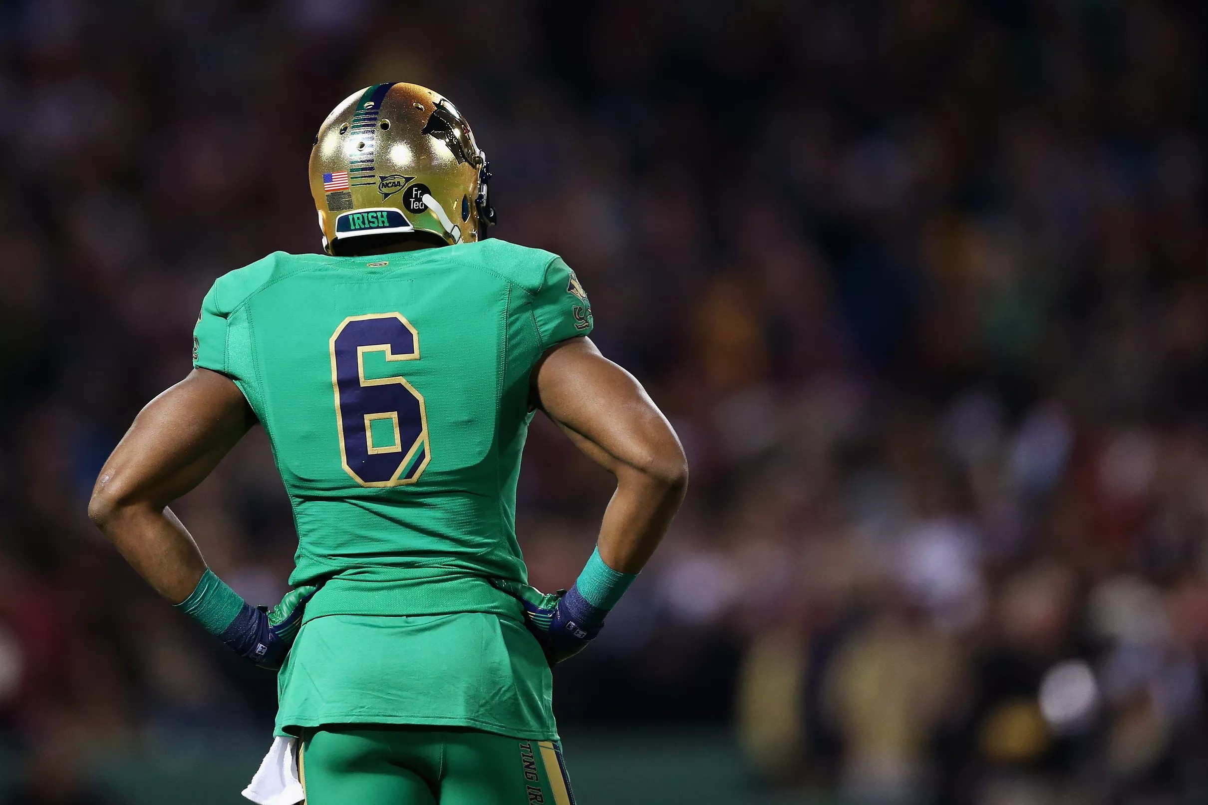 There Is A Rumor That Notre Dame Will Wear Green Jerseys Against