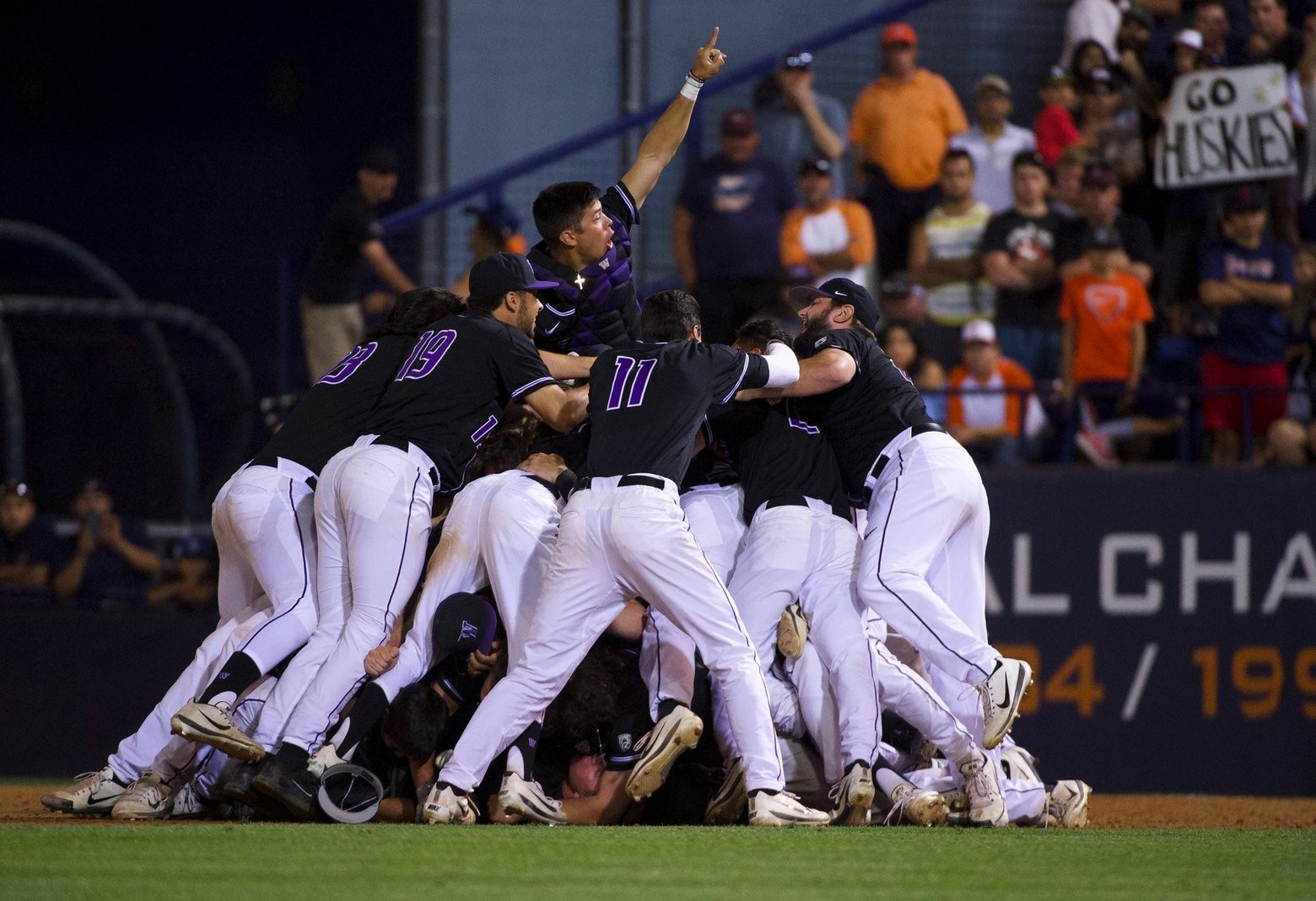Tales from the bottom of the dogpile How the Huskies celebrated their