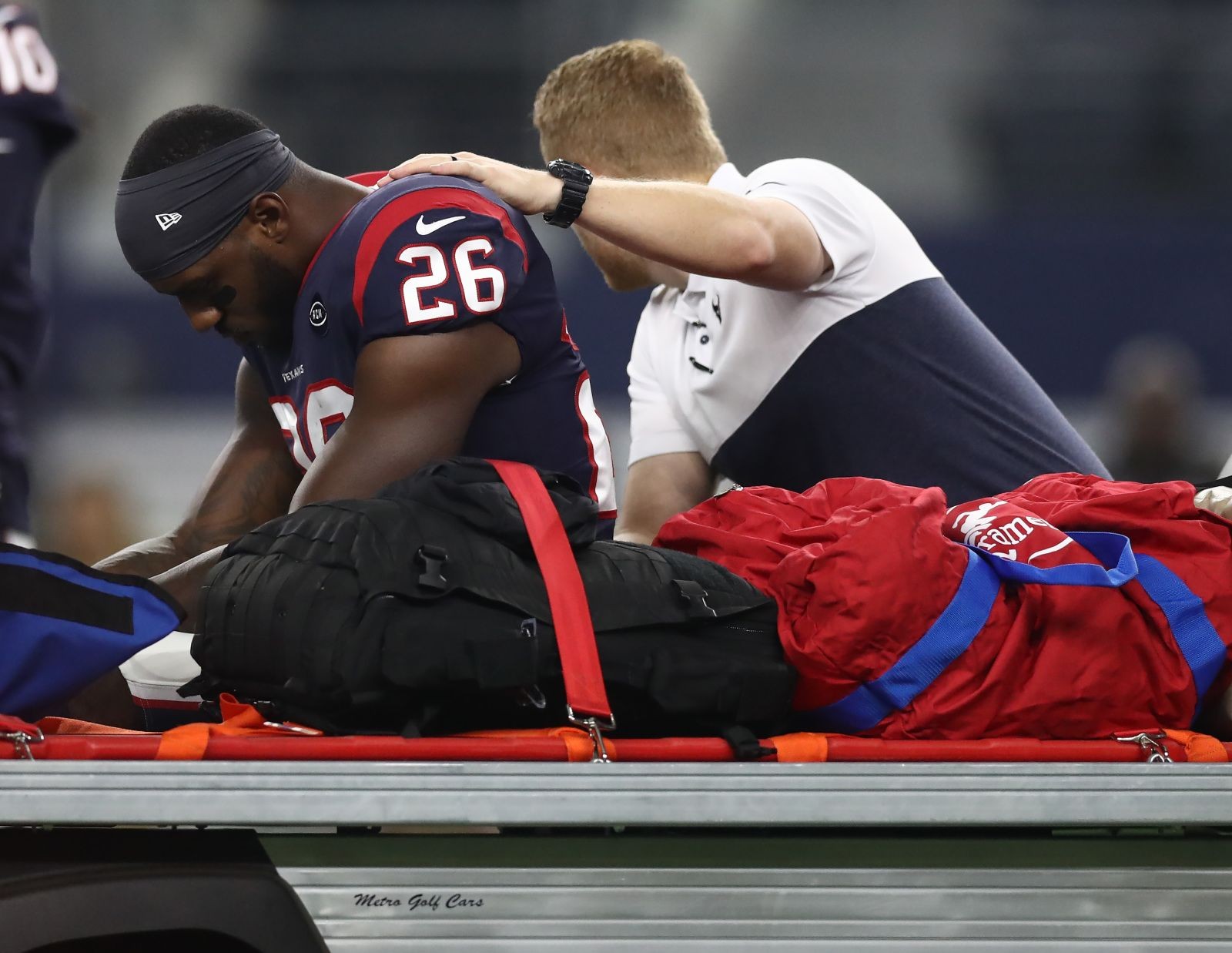 Several Houston Texans starters leave due to injury