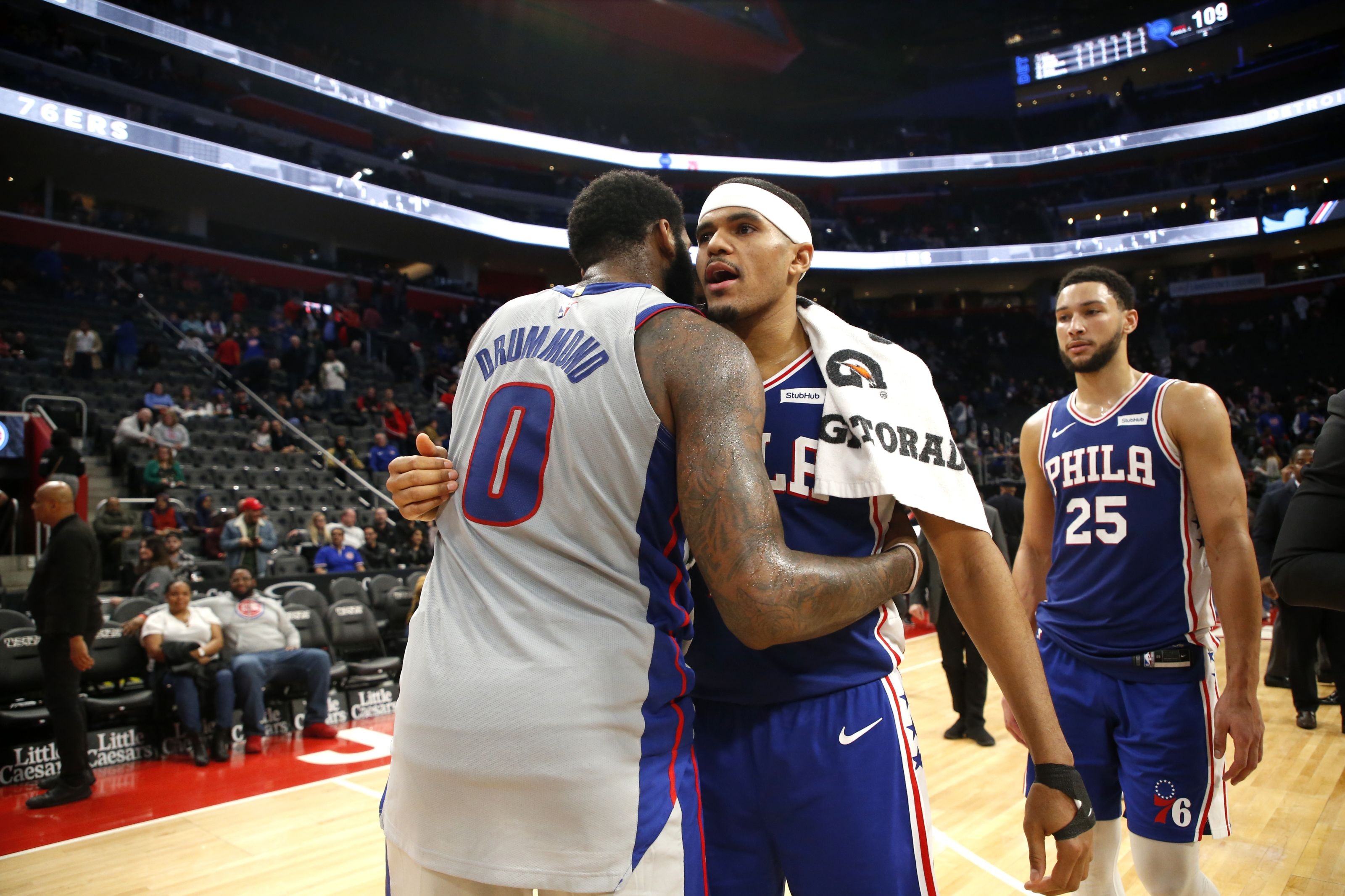 GRADES: Philadelphia 76ers 125, Detroit Pistons 109 