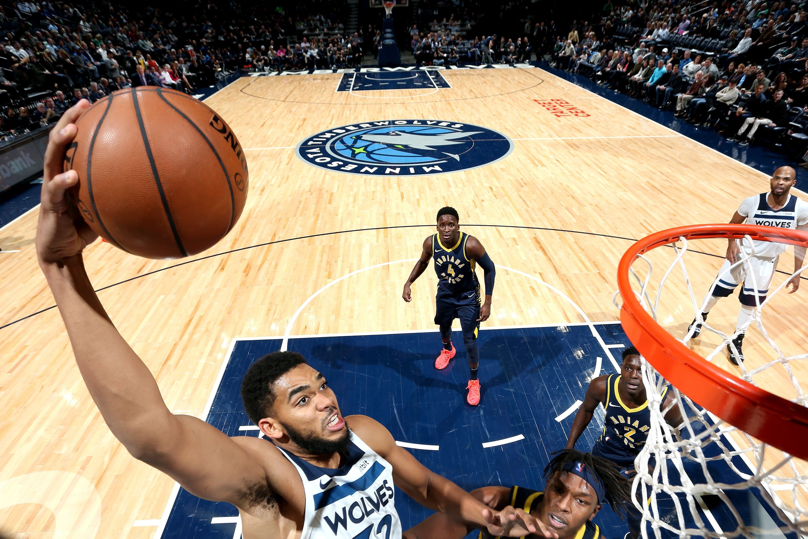 Minnesota Timberwolves Wolves play defense, beat Pacers, 10191