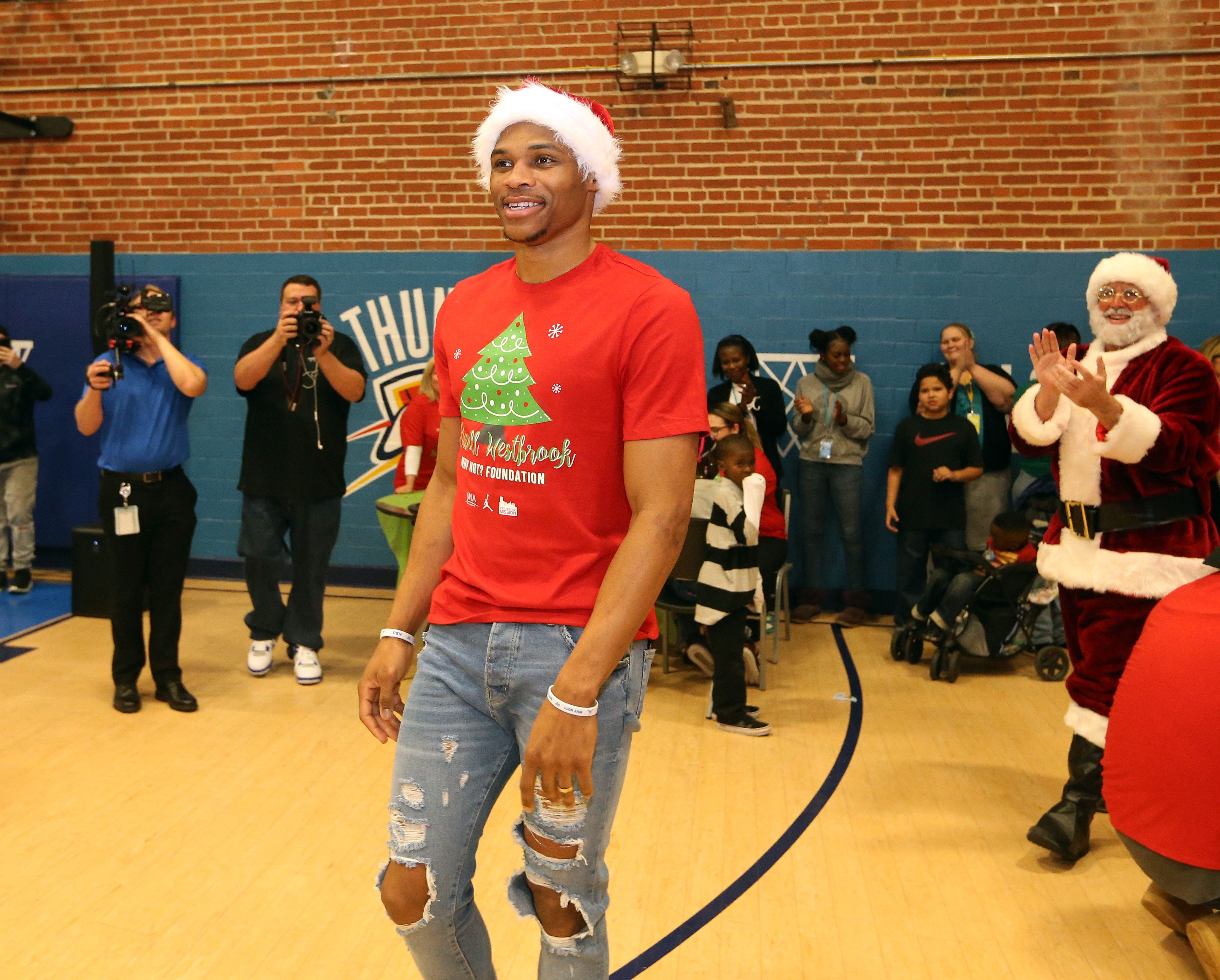 okc thunder christmas jersey