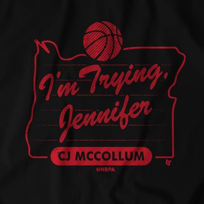 cj mccollum t shirt