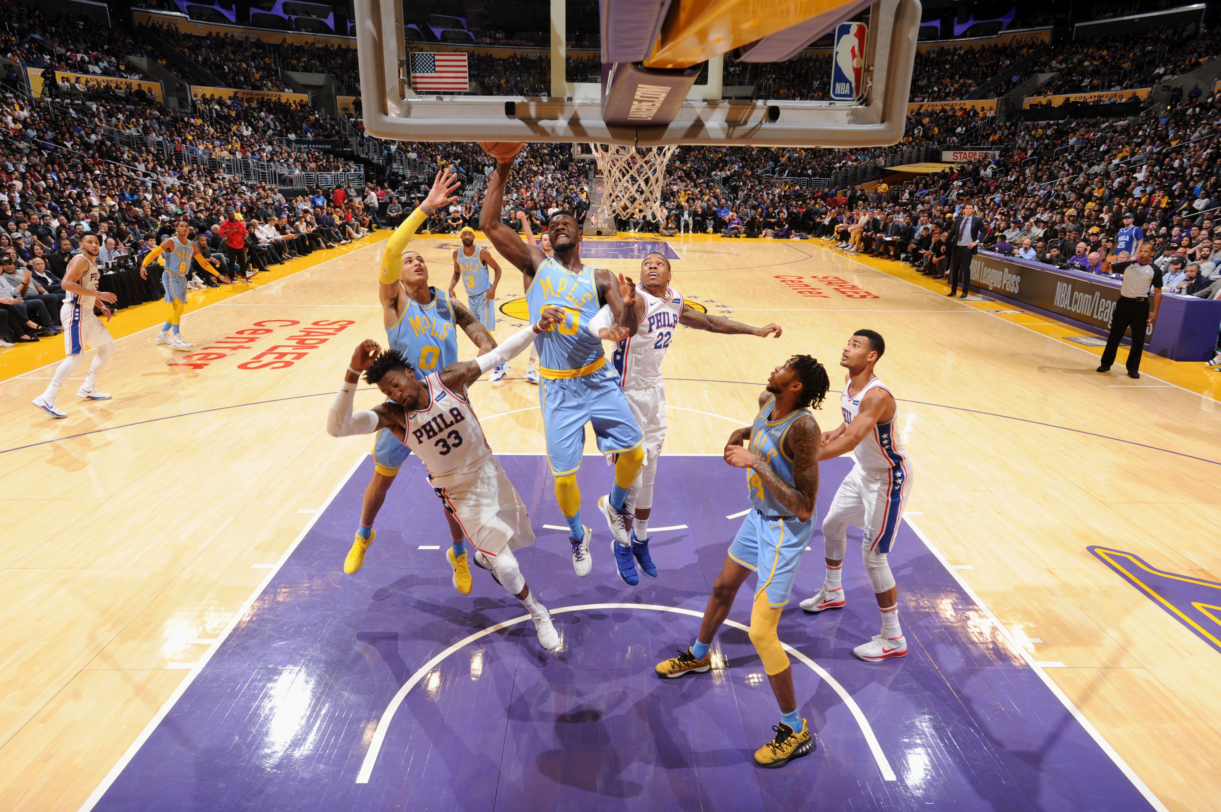 los angeles lakers vs philadelphia 76ers