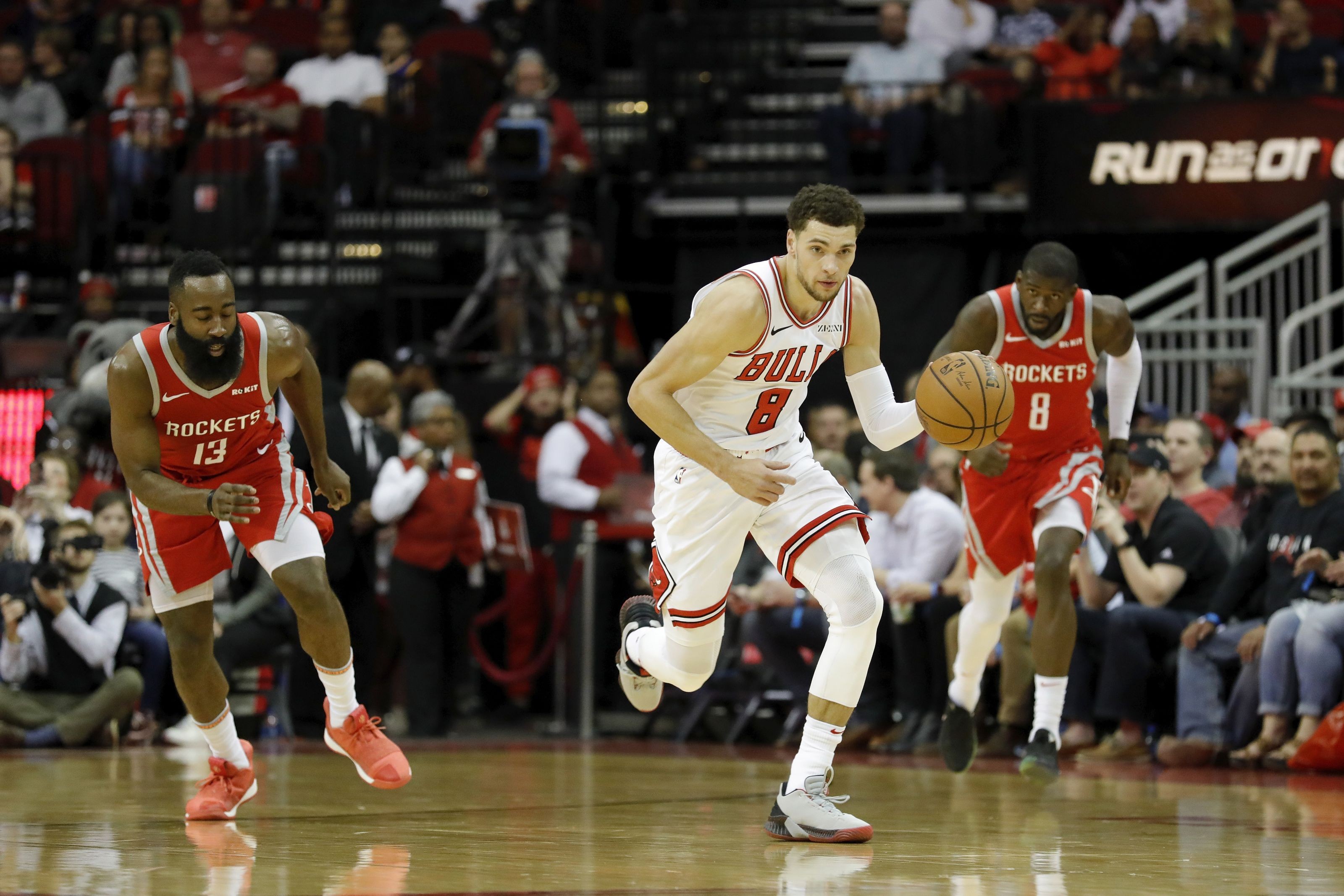 Chicago Bulls Zach LaVine gets his shot to shine vs. James Harden