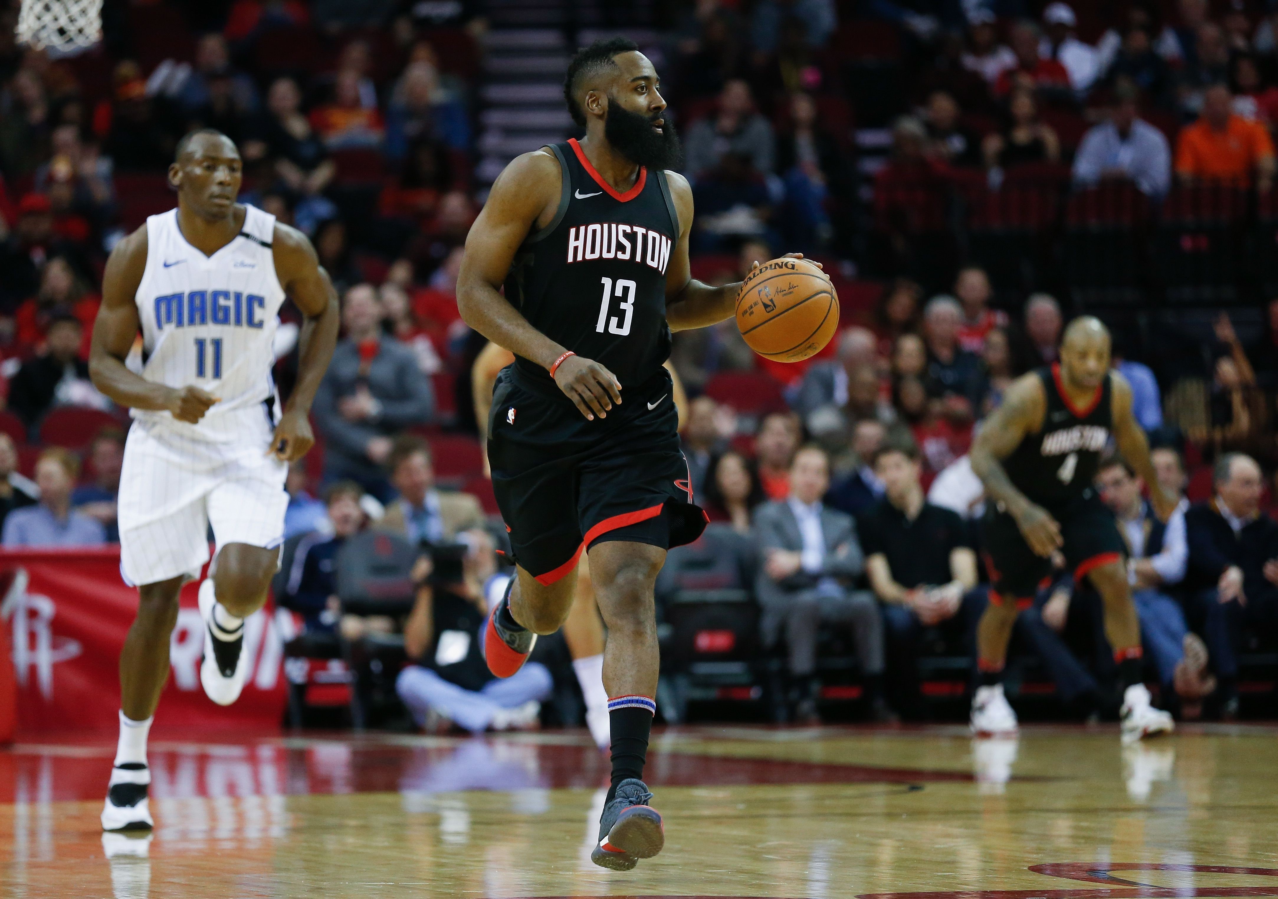 James Harden has 60point tripledouble in win over Magic