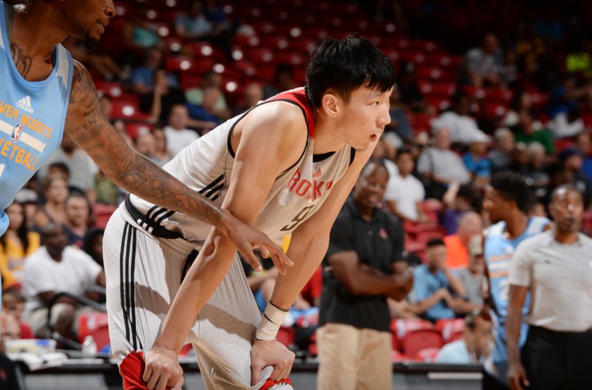 Zhou Qi 3 goals for his rookie season with the Houston Rockets