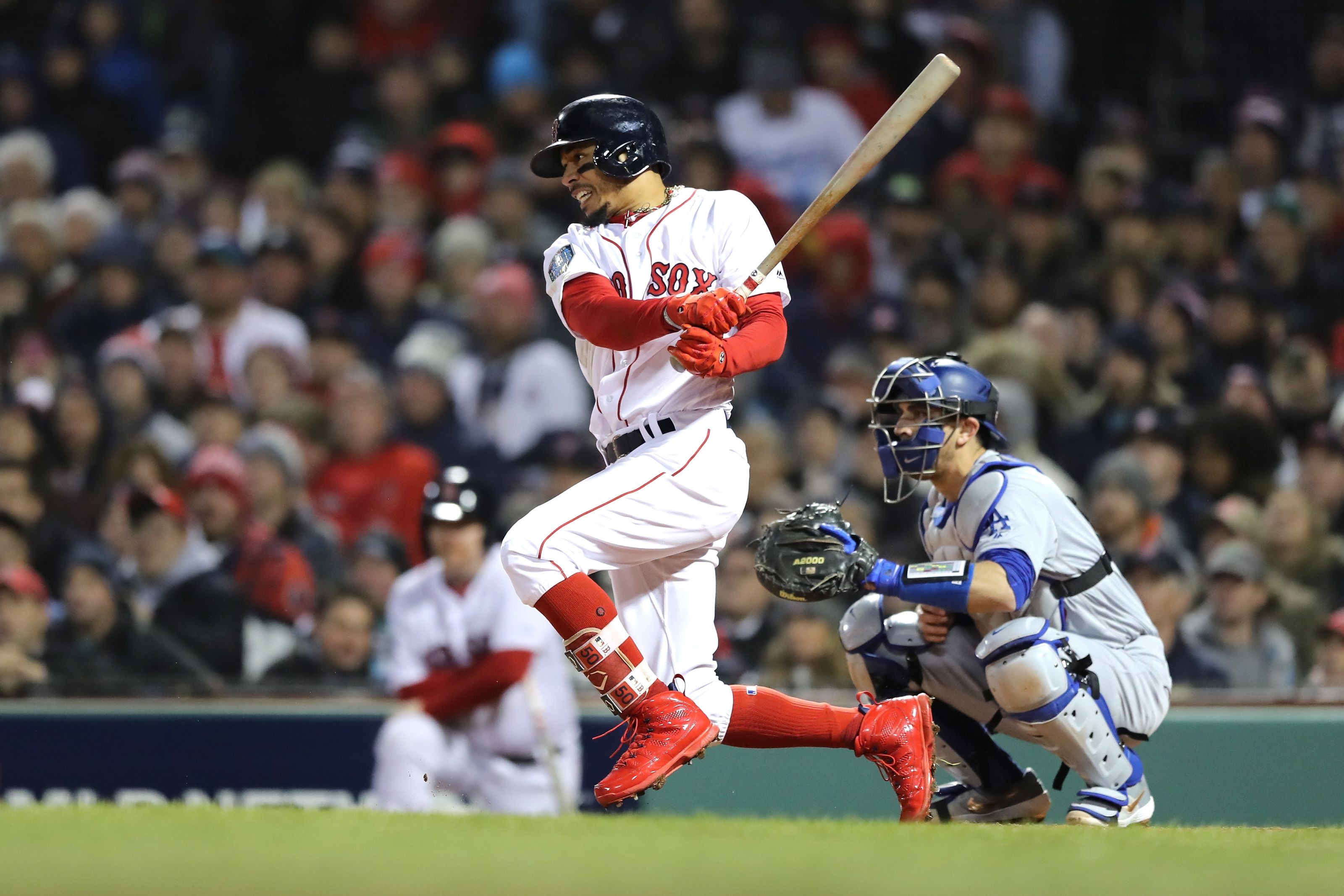 Red Sox showing no concern with Mookie Betts approaching free agency