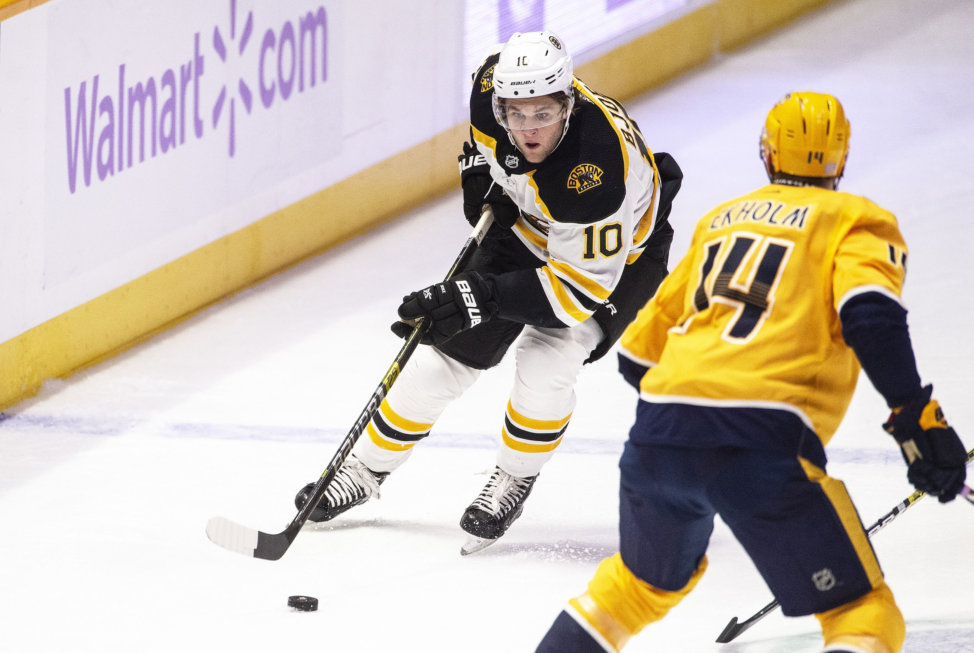 Boston Bruins: Anders Bjork gets his chance against the Predators