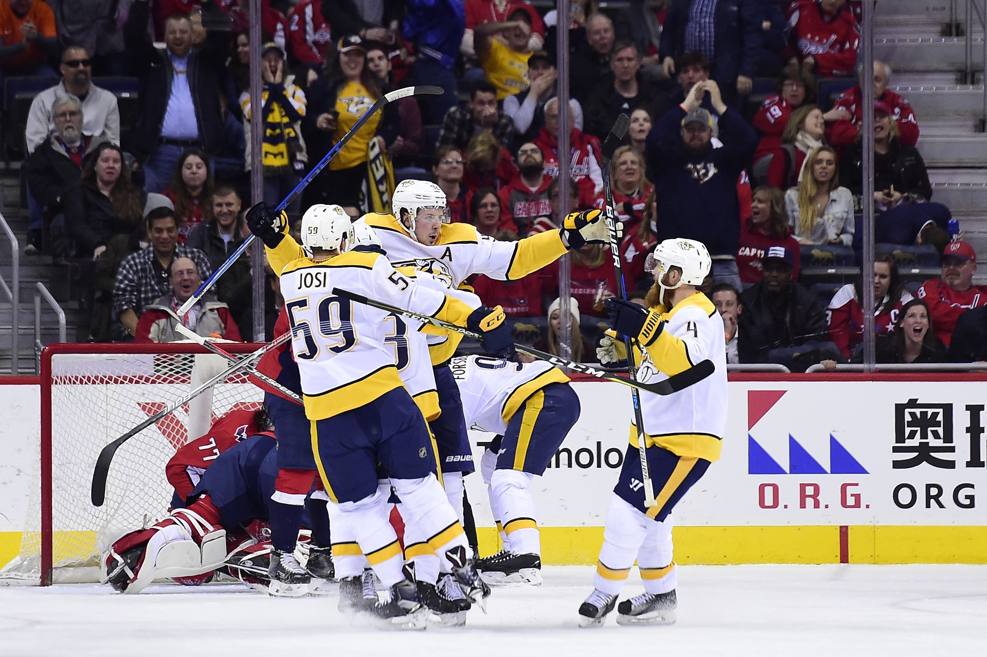 Nashville Predators Eighttwo games completed, Sixteen wins to go