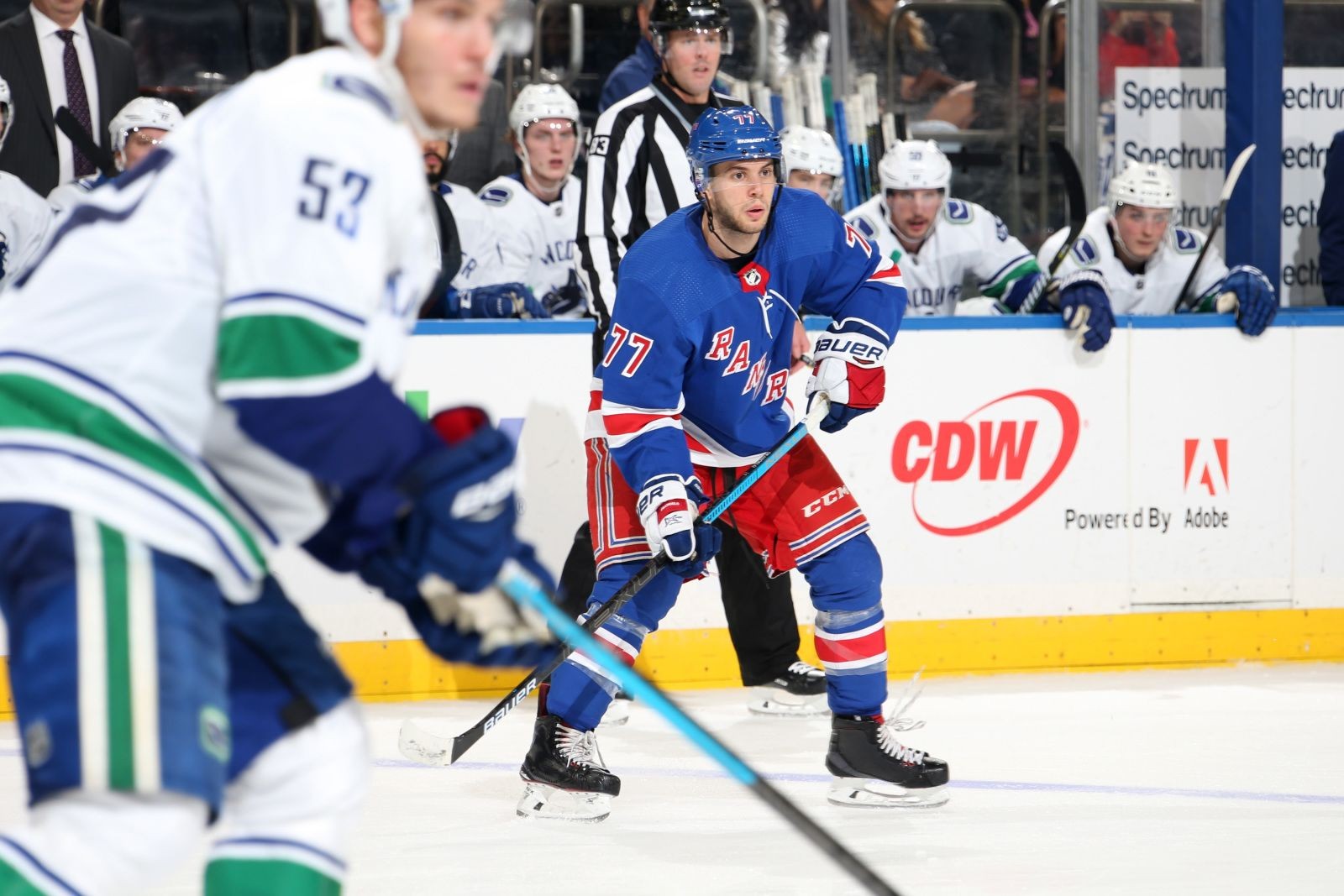 New York Rangers The lineup begins to take shape