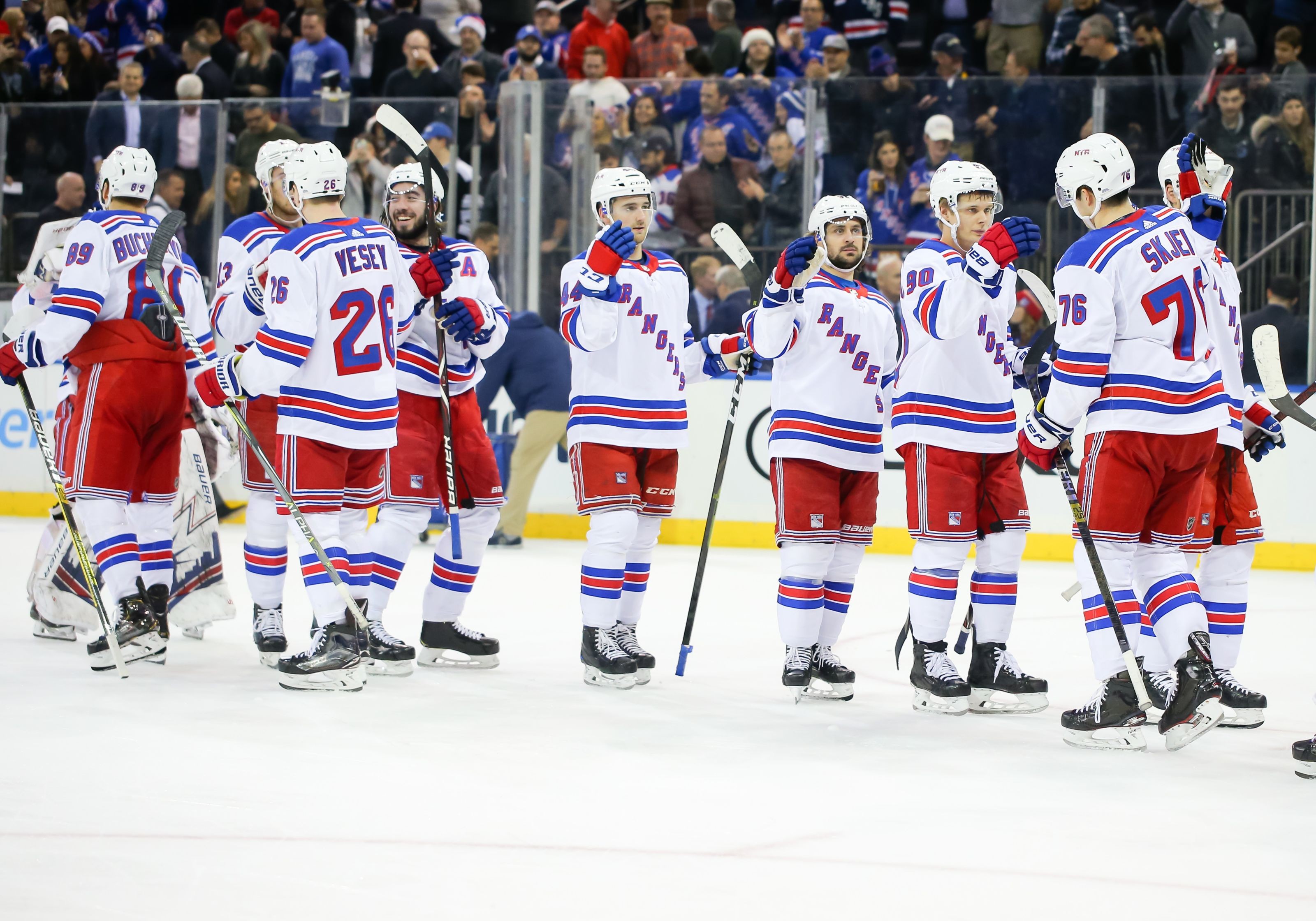 New York Rangers The three most important players for the remainder of
