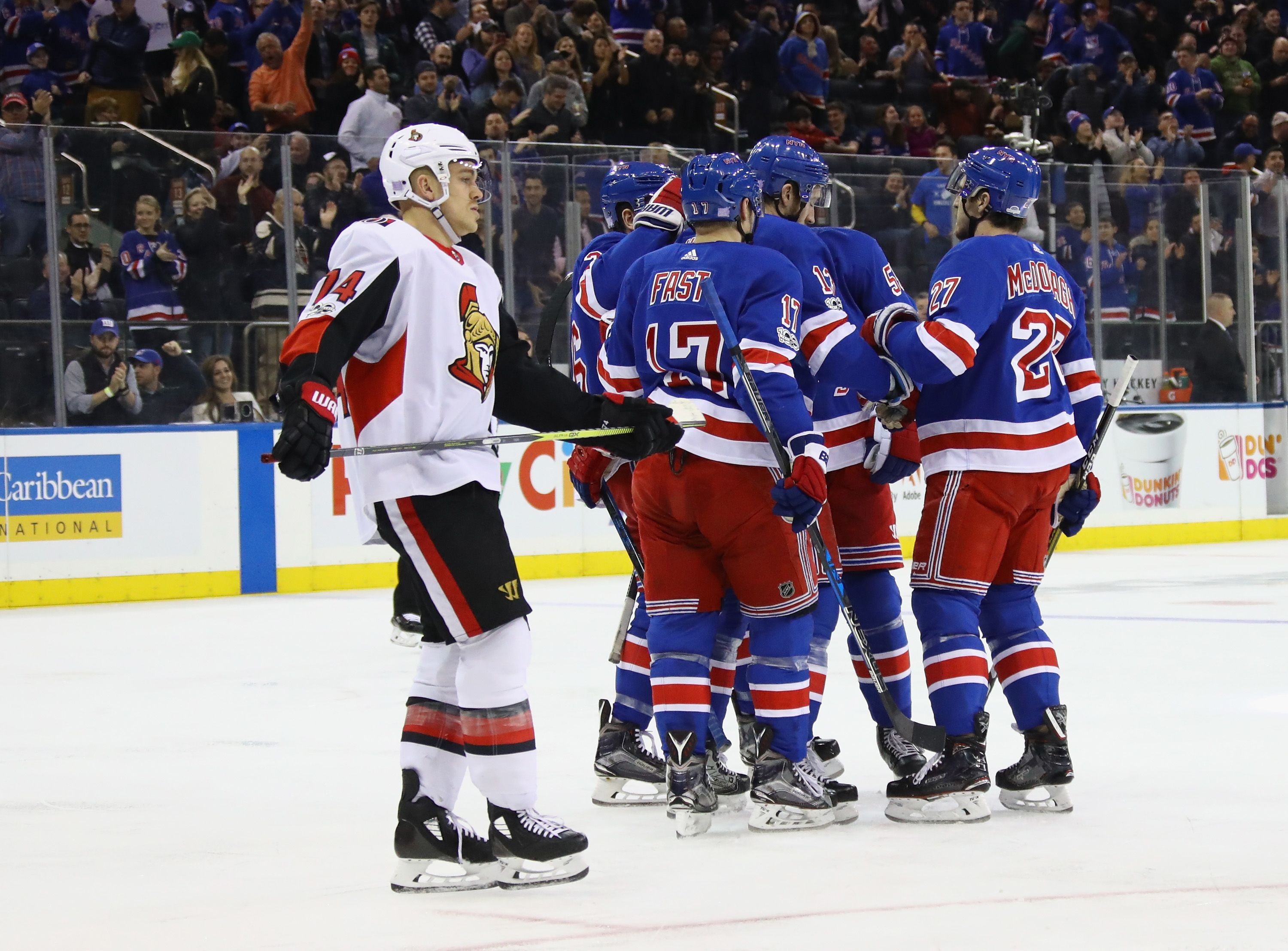 New York Rangers Recap Defense shines in 30 win over Ottawa