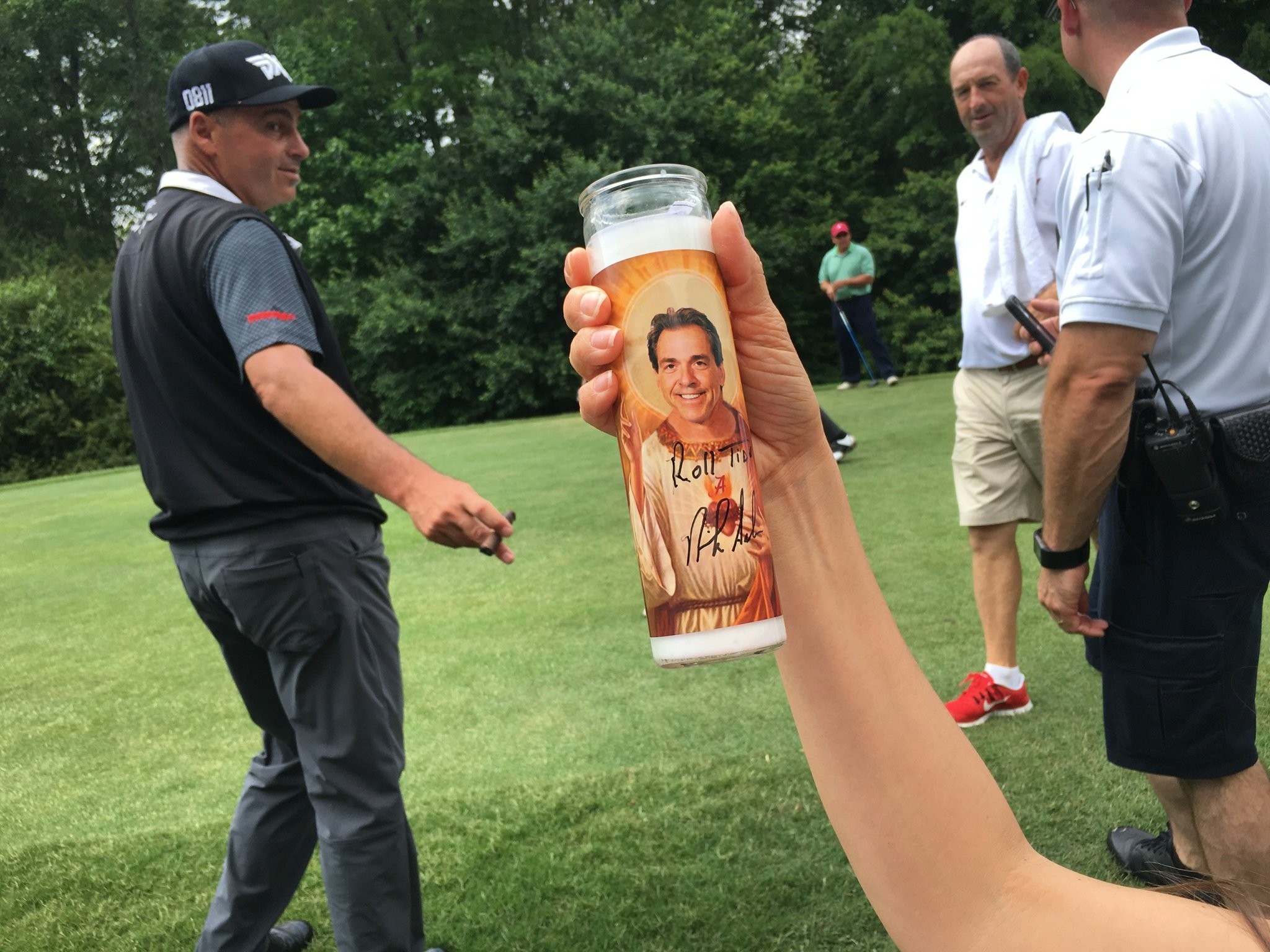 From recliners to the Jesus candle, follow circus of Nick Saban's pro