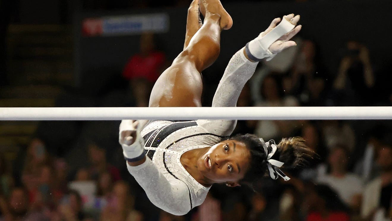 Bengals preseason opener with Simone Biles