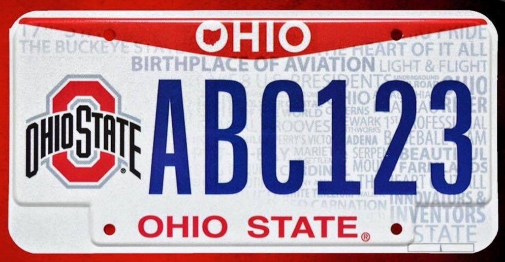 Ohio State Releases Three New Ohio Vanity License Plates