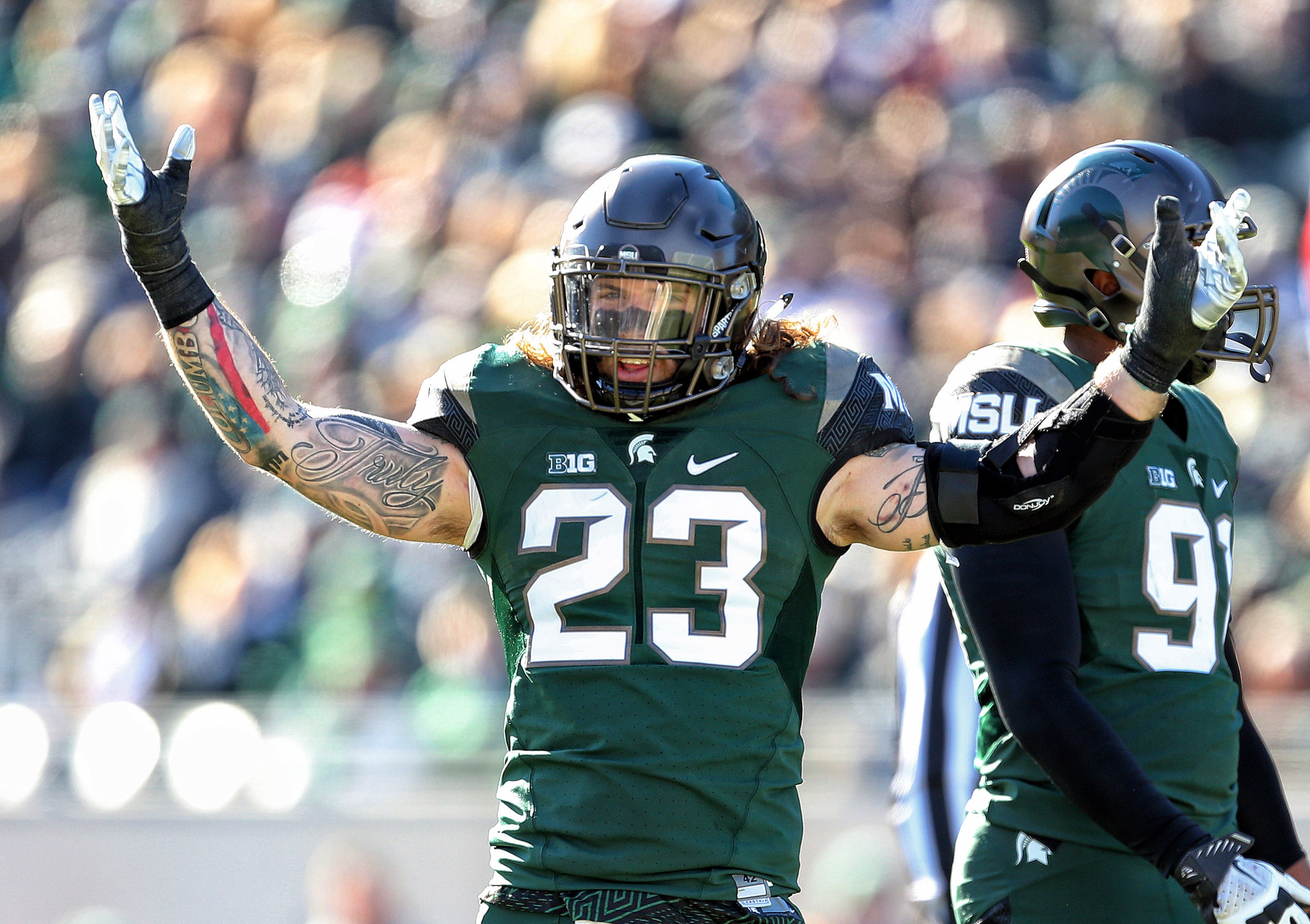 Michigan State Football Projected postspring defensive depth chart