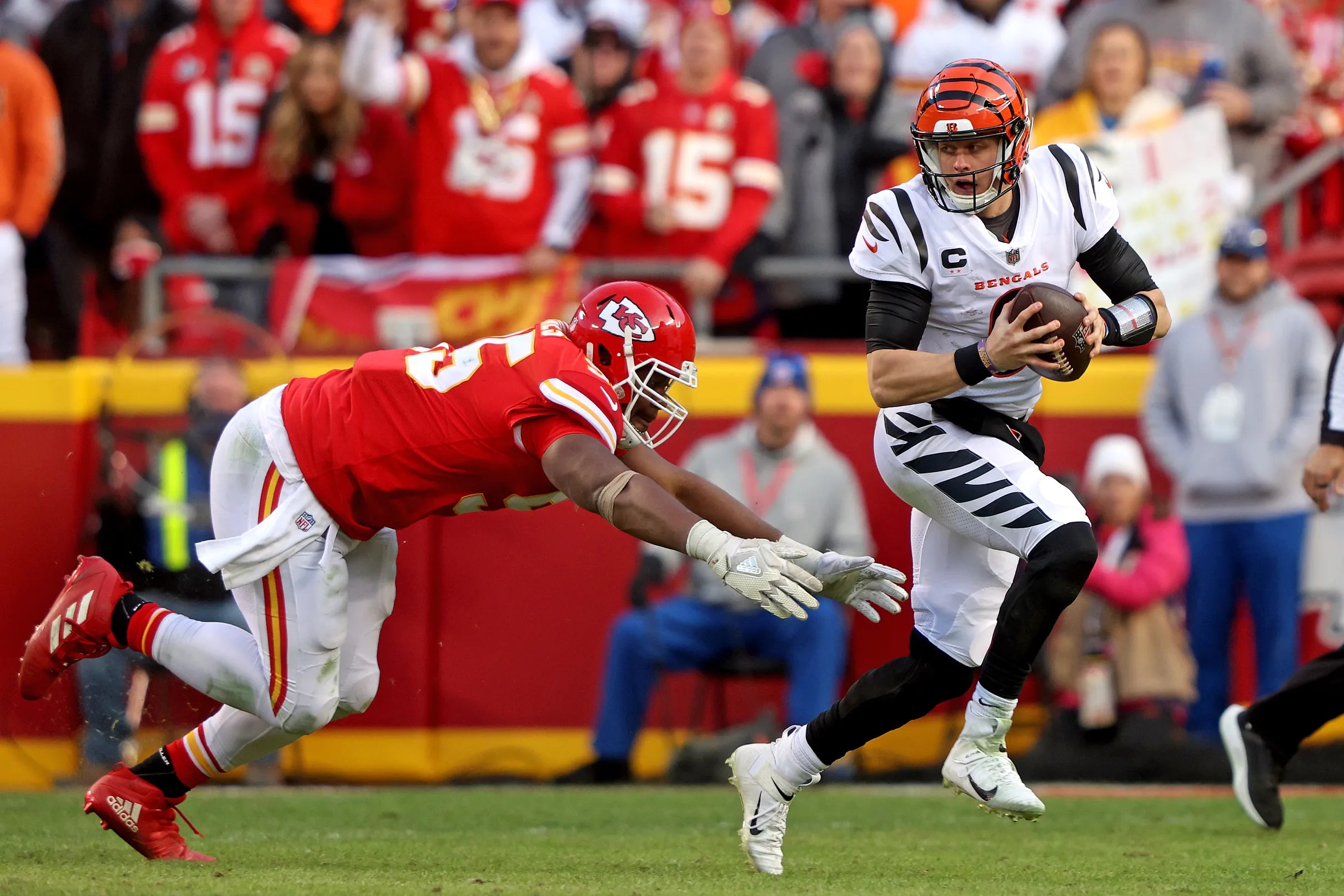 Chiefs' Chris Jones spent last offseason focused on Bengals and Joe Burrow  - Cincy Jungle