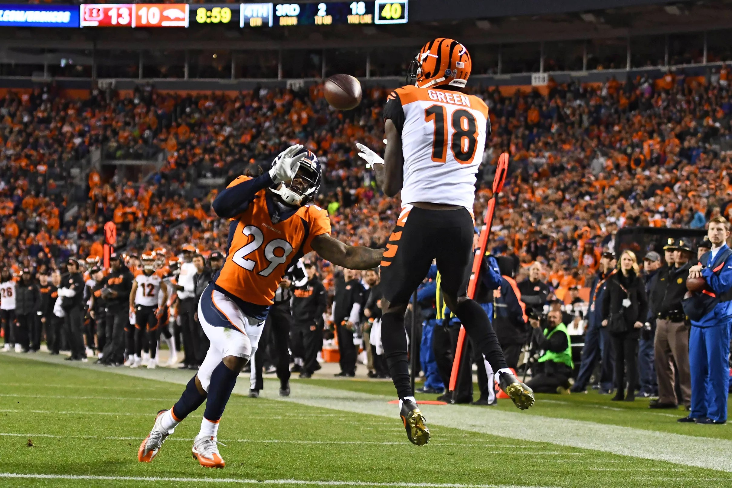 NFL Week 13 Primer: Cincinnati Bengals (5-6) Vs. Denver Broncos (5-6)