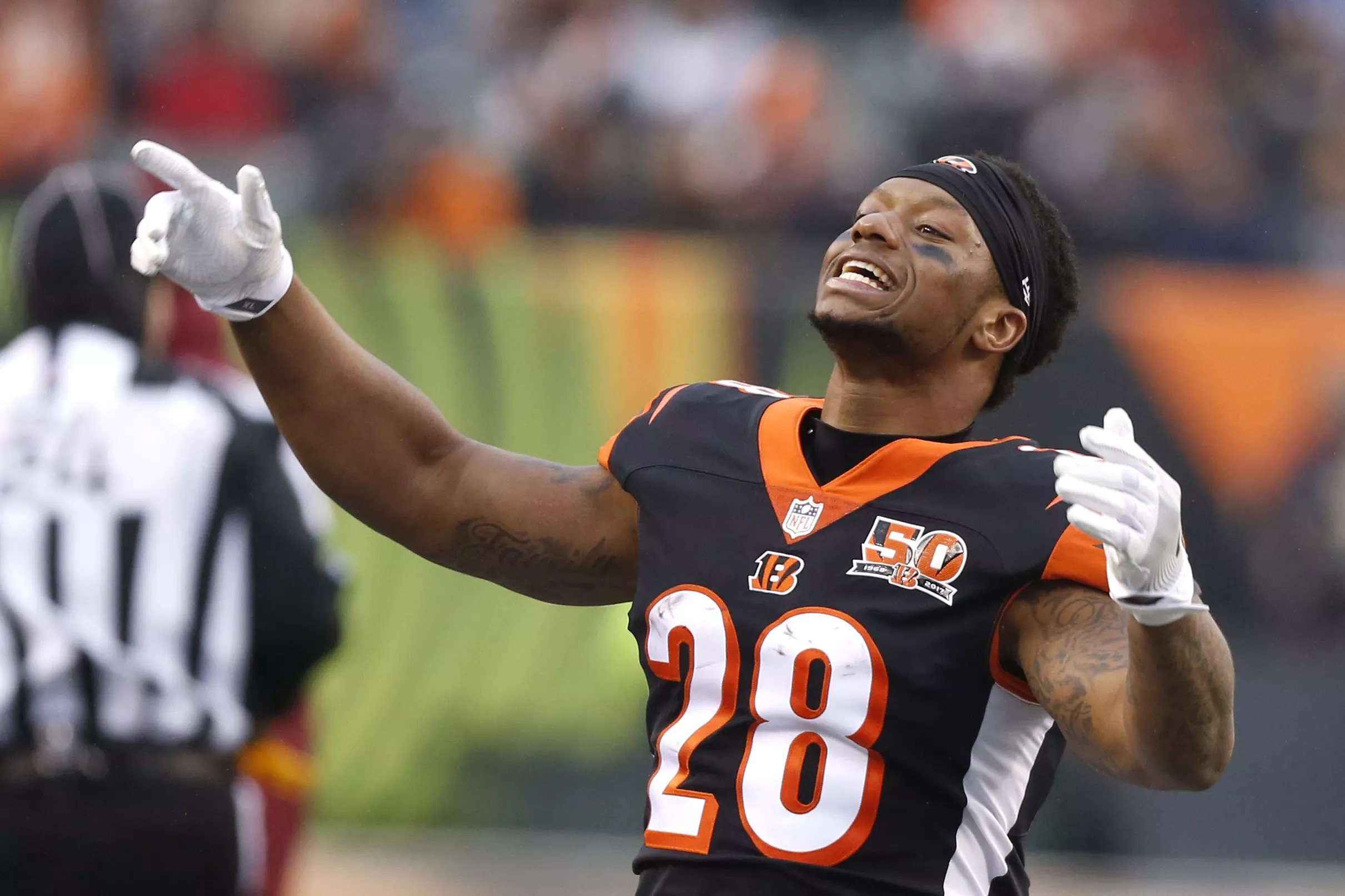 Joe Mixon will serve as Bengals' bell cow running back moving forward.