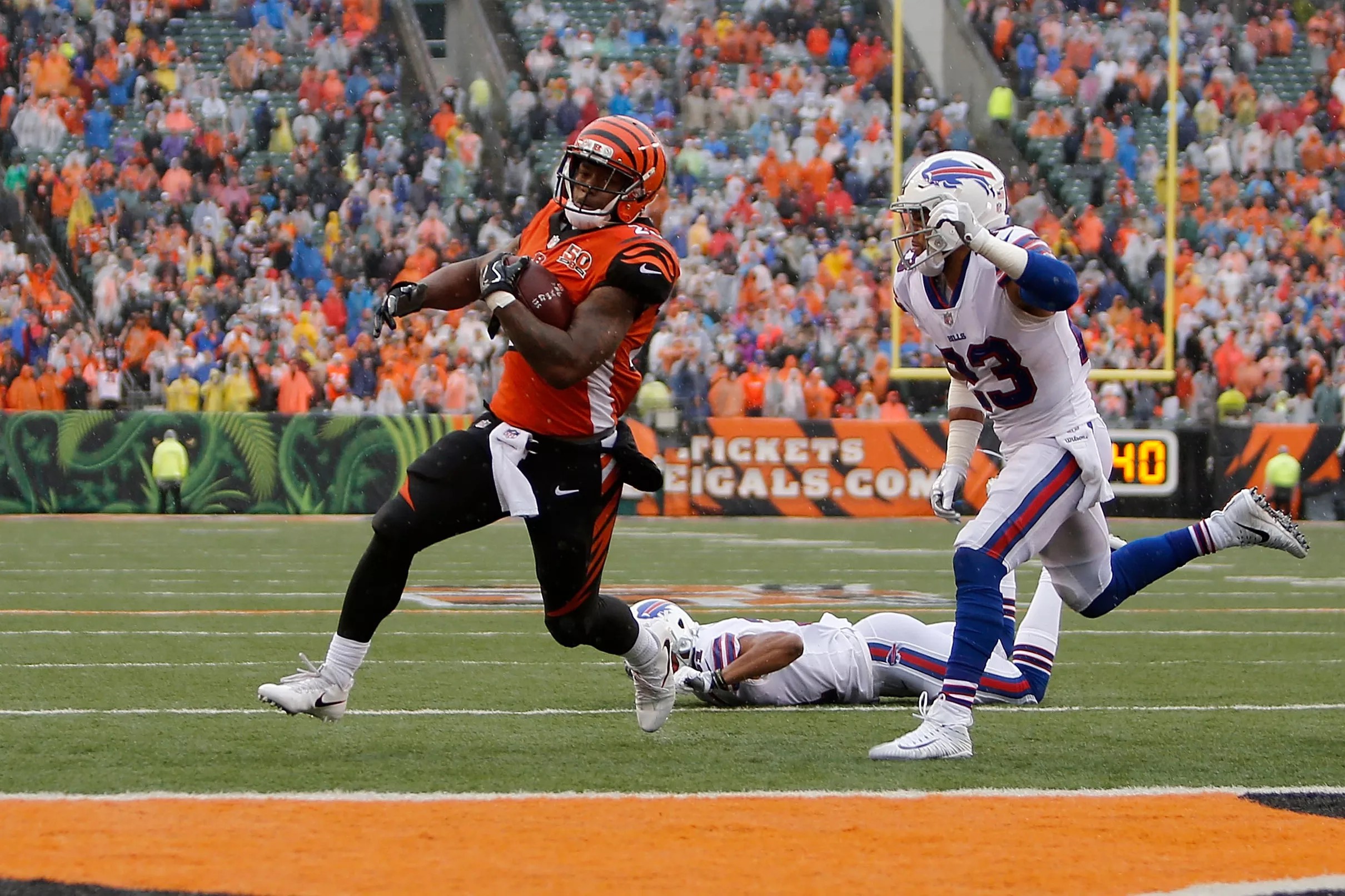 Bengals rookie report Joe Mixon scores first touchdown in win over Bills