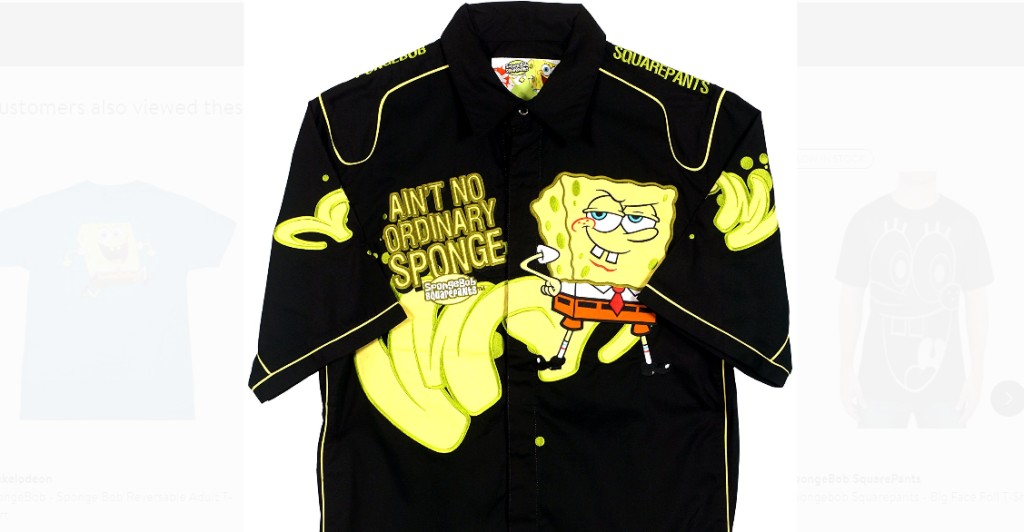 Larry Walker's iconic SpongeBob shirt is on display in the