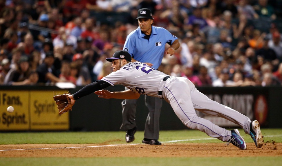 WATCH: Rockies’ Nolan Arenado’s 2017 fielding highlights