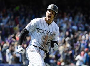 Former Rockies closer Huston Street dressed up for Halloween as Buttermaker  from “The Bad News Bears”