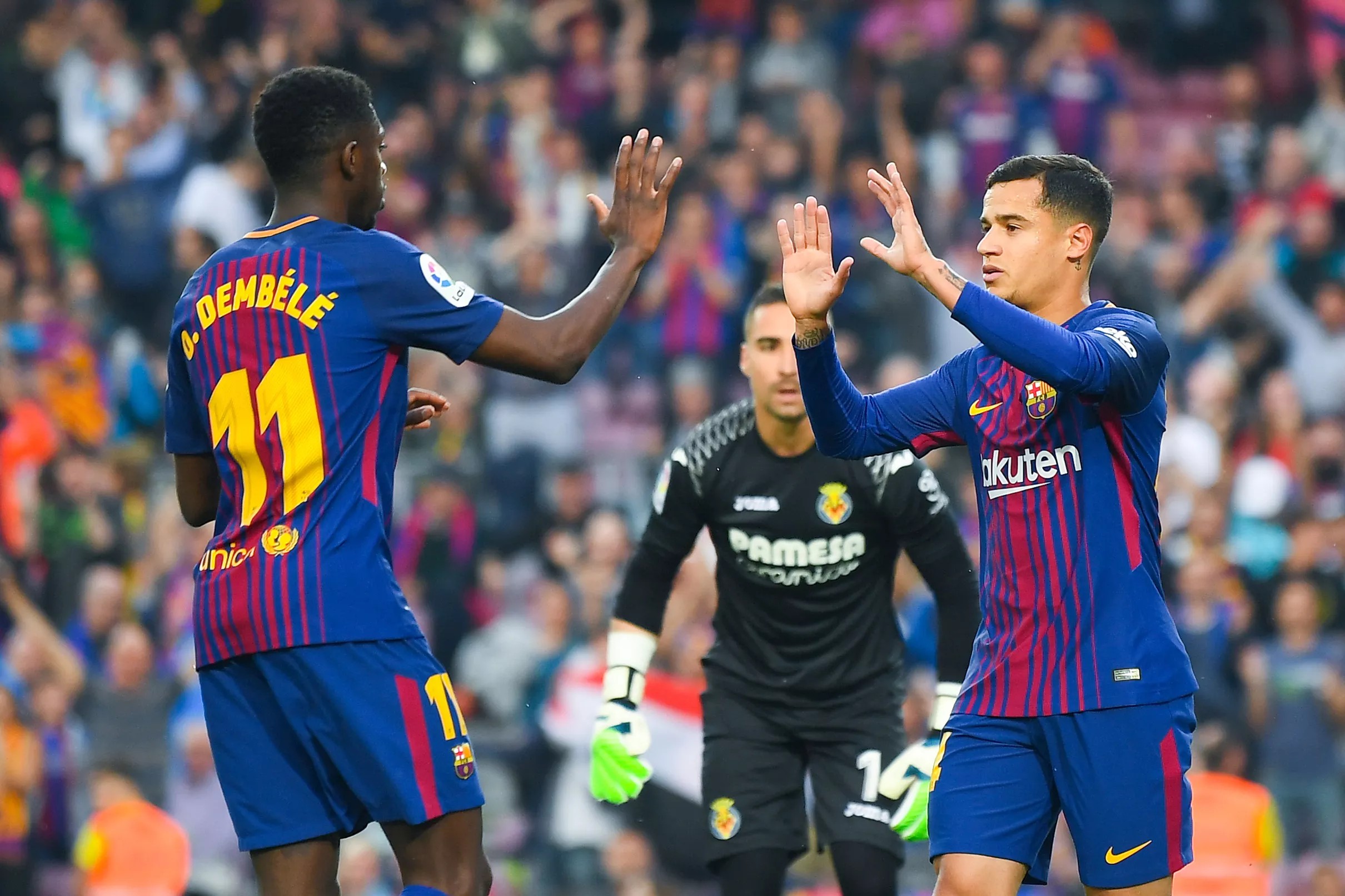 Barcelona vs. Villarreal, La Liga: Final Score 5-1, Dembele at the